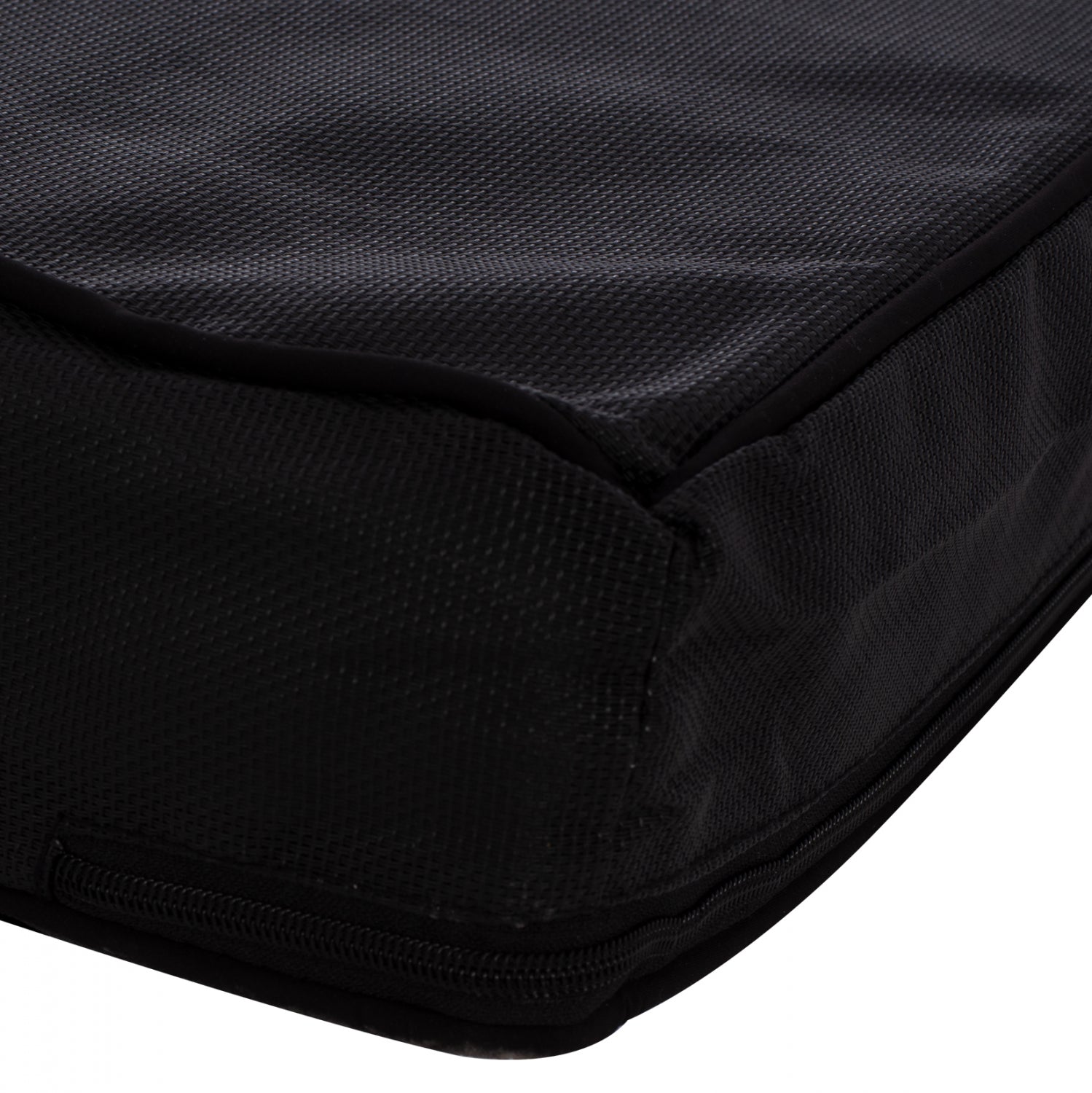 Шалте за шезлонг Сифнос черен цвят 194x70x11-см