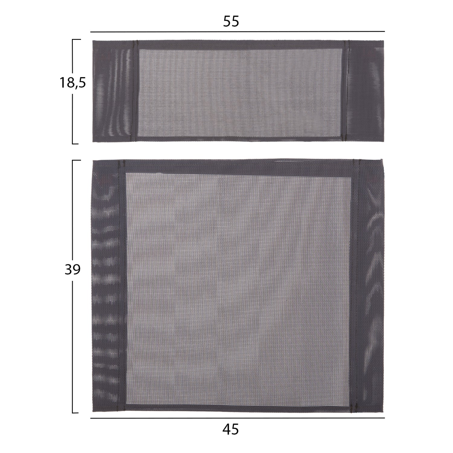 Разделена възглавница за директорско кресло naxos grey