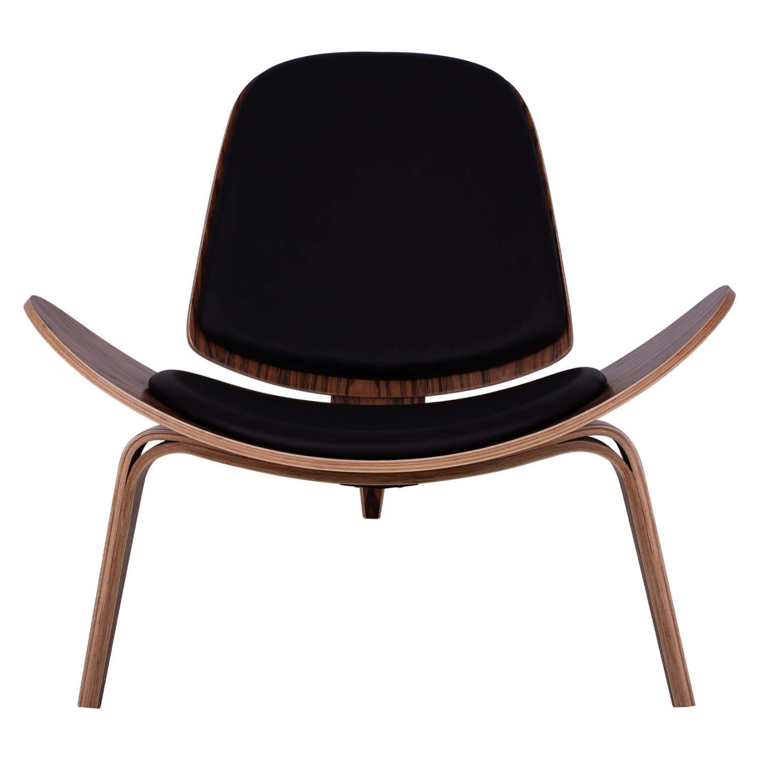 Кресло Супериор Плюс-череша с черна еко кожа 89x83x76