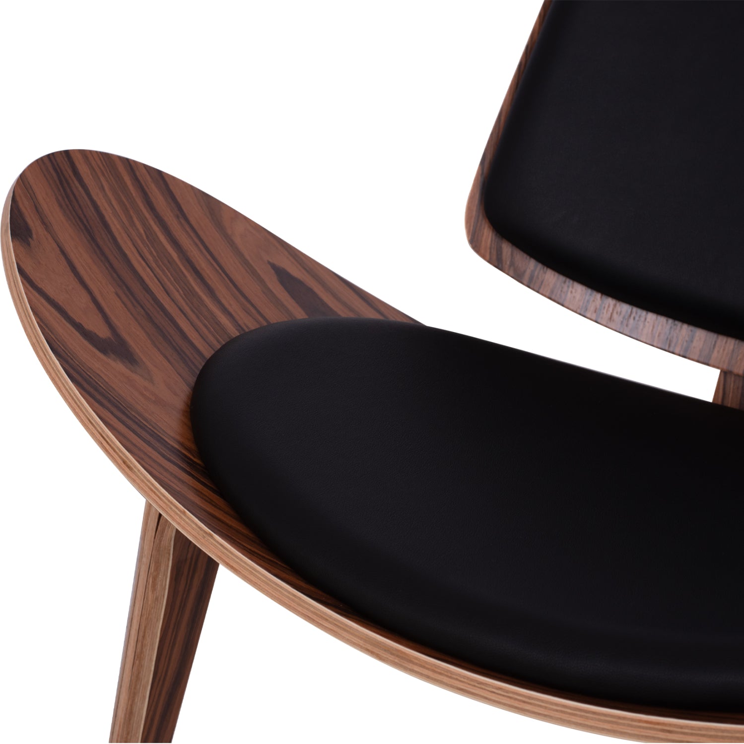 Кресло Супериор Плюс-череша с черна еко кожа 89x83x76