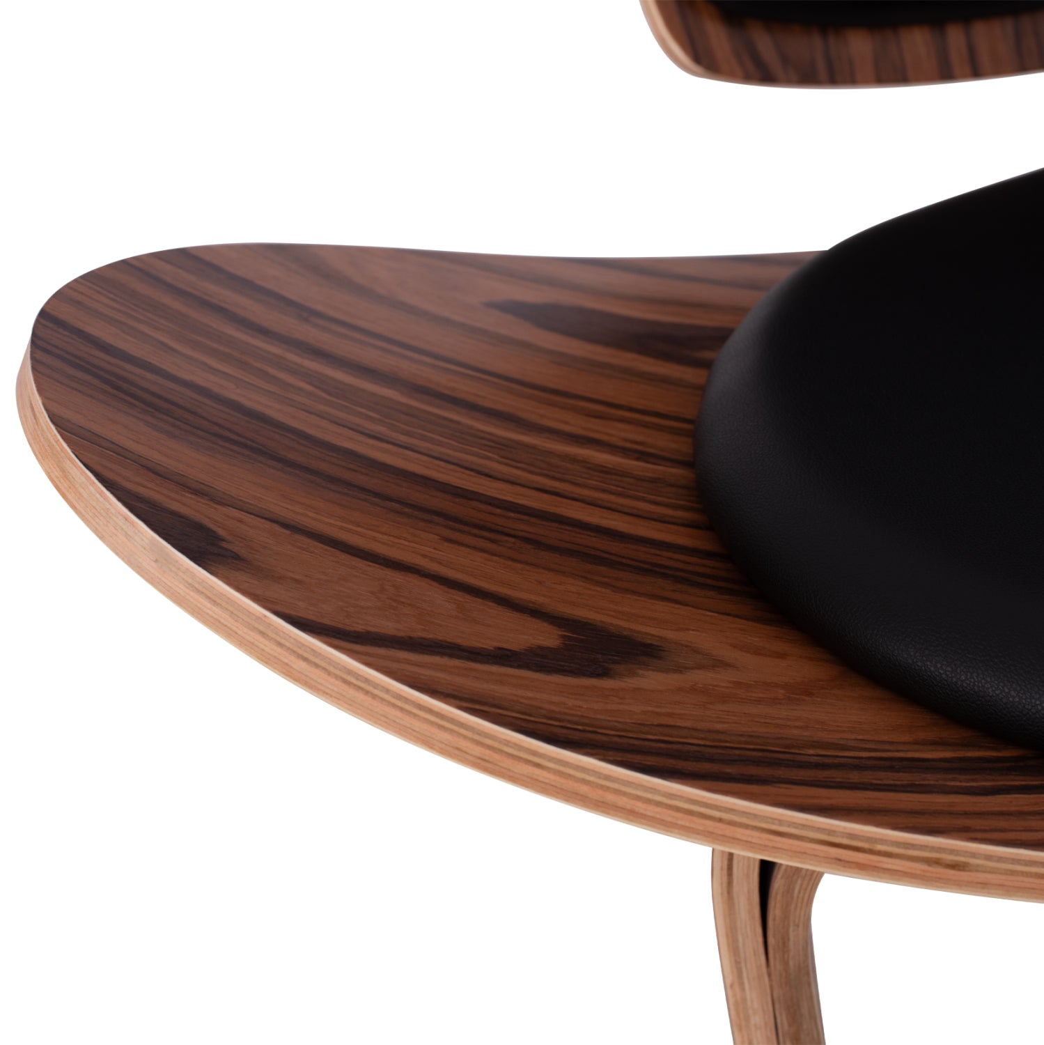 Кресло Супериор Плюс-череша с черна еко кожа 89x83x76