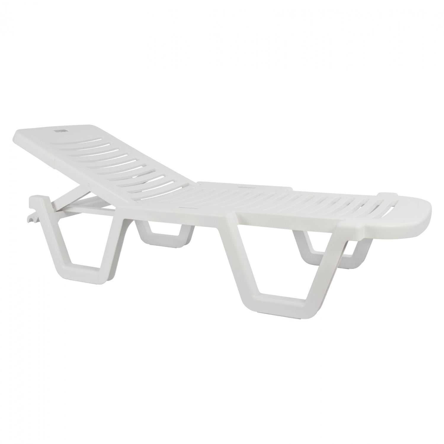 Шезлонг RELAX бял цвят 70x190x36см