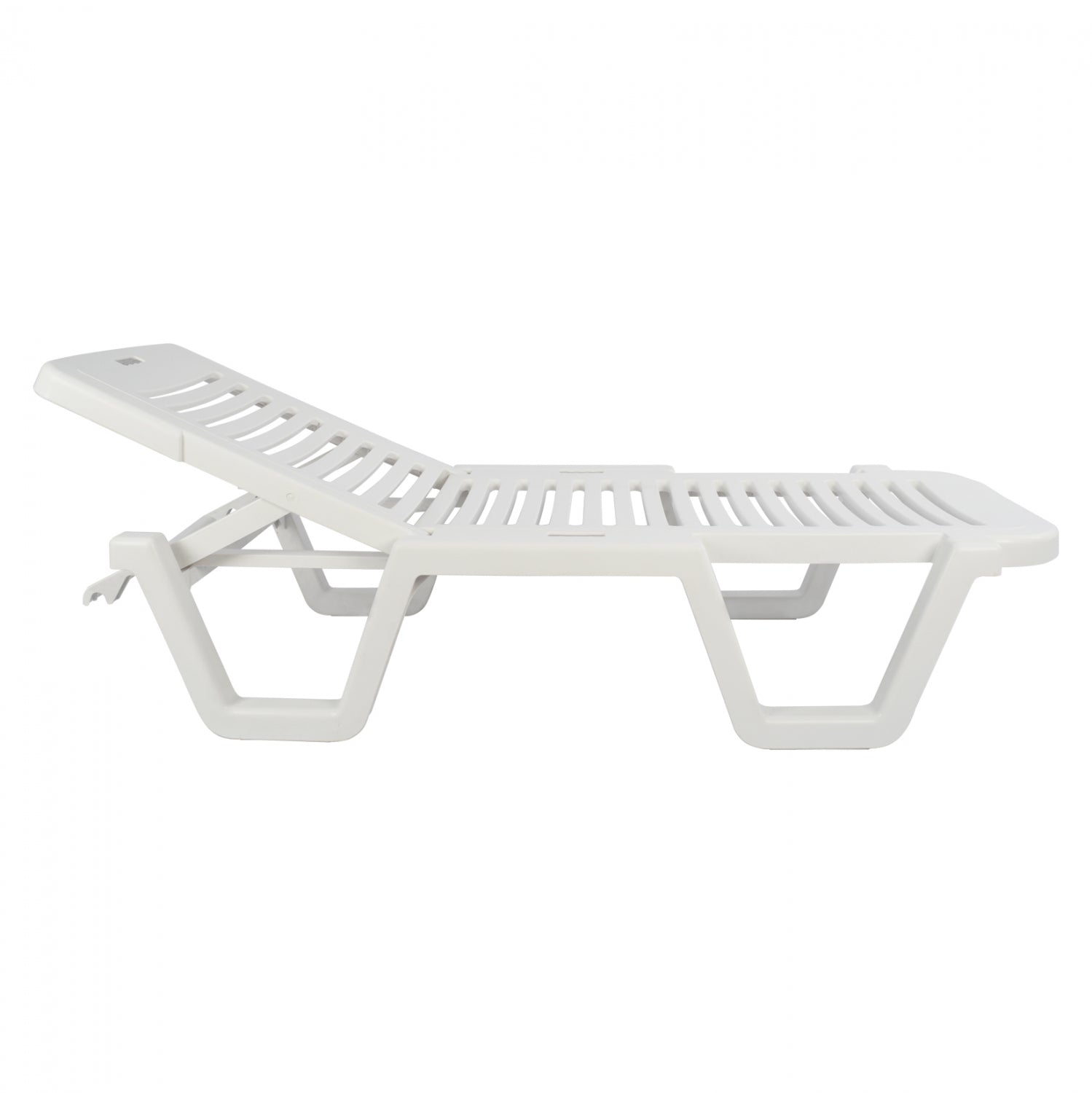 Шезлонг RELAX бял цвят 70x190x36см