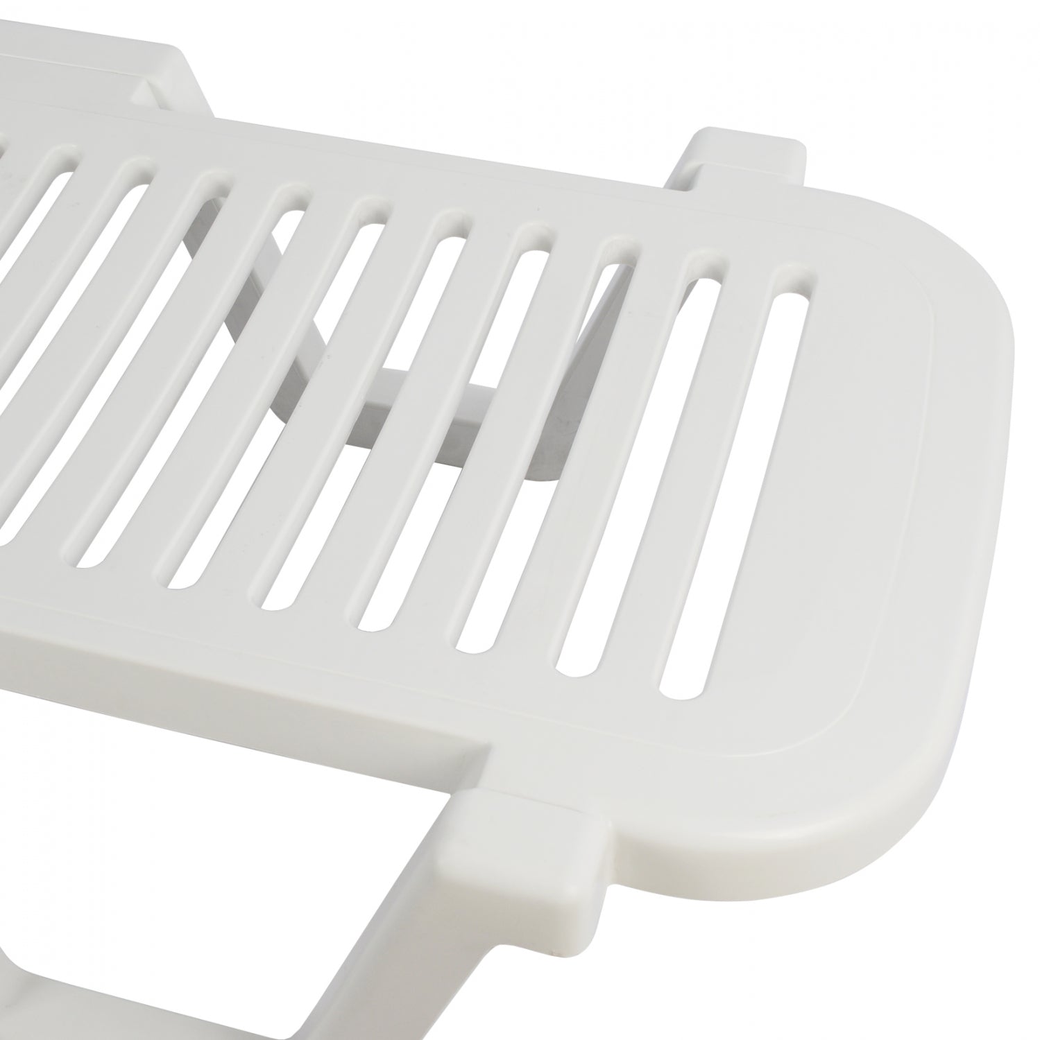 Шезлонг RELAX бял цвят 70x190x36см