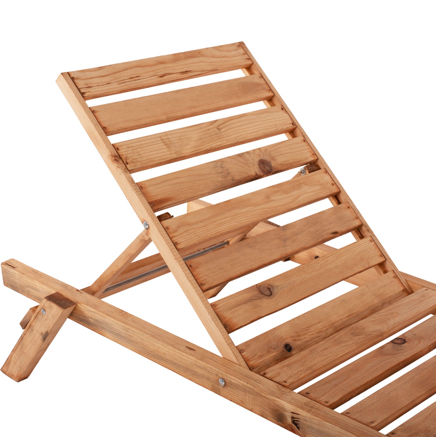 Шезлонг Джули натурал 72x196x29-84cm