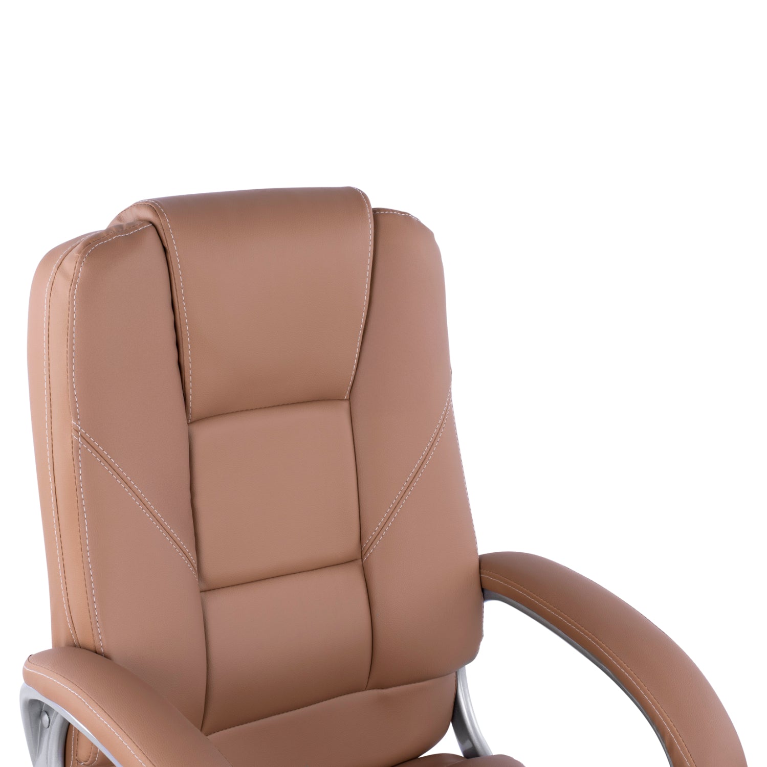 Посетителски стол Сора бежов цвят