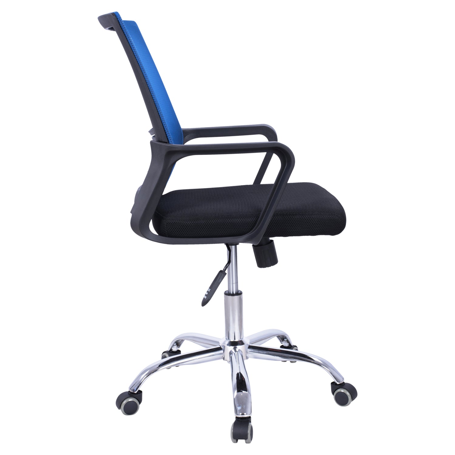 Офис стол FALLON цвят син-черен  60x57x104см