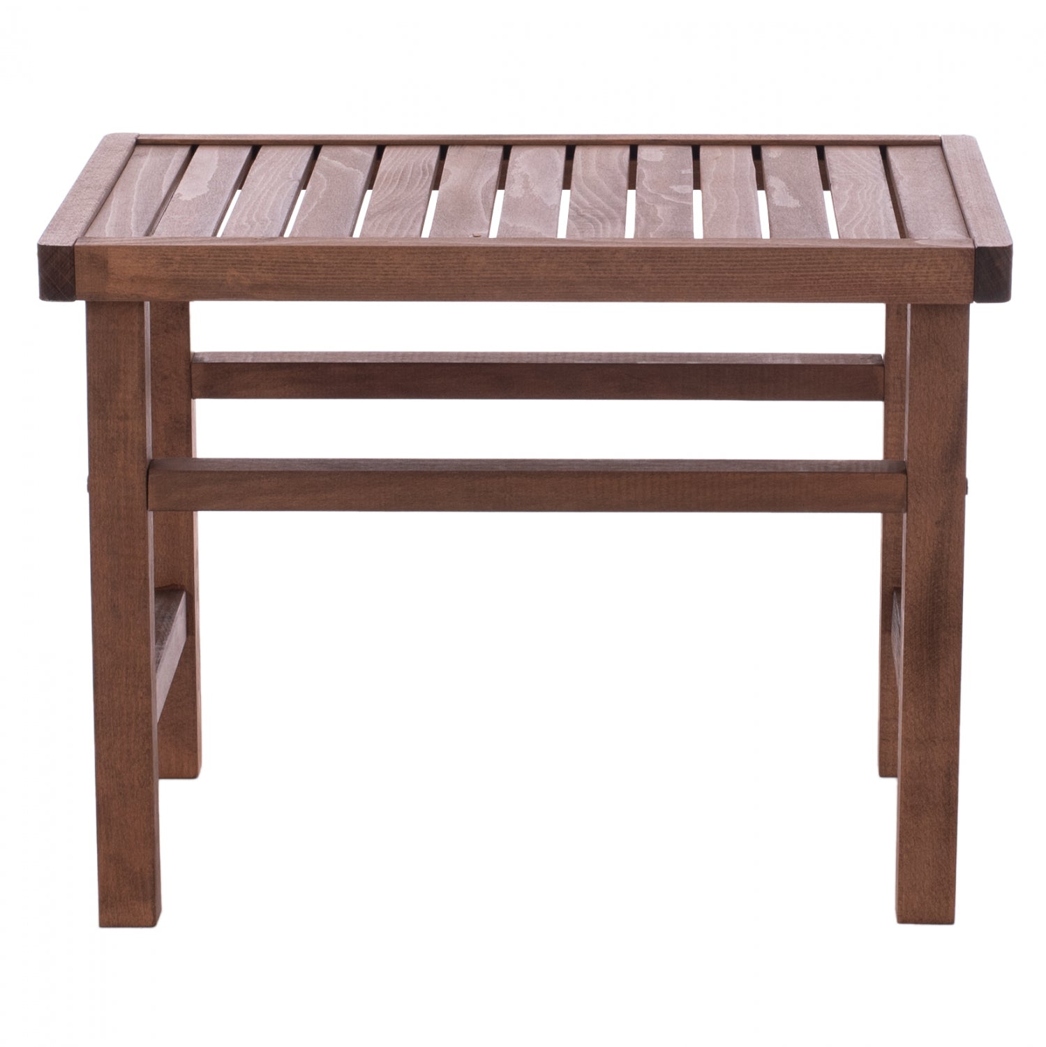 Професионален маса за шезлонг  KOLI орехов цвят  60x40x45в см