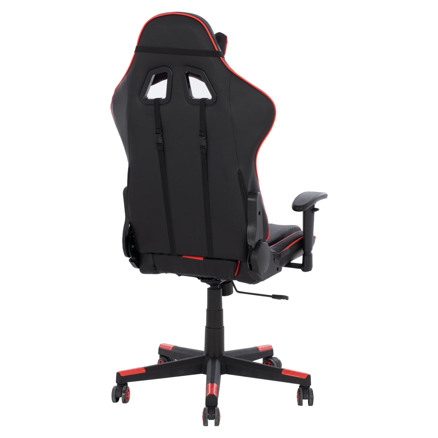 Геймърски офис стол GAMING черен-червен цвят 67x70x130см