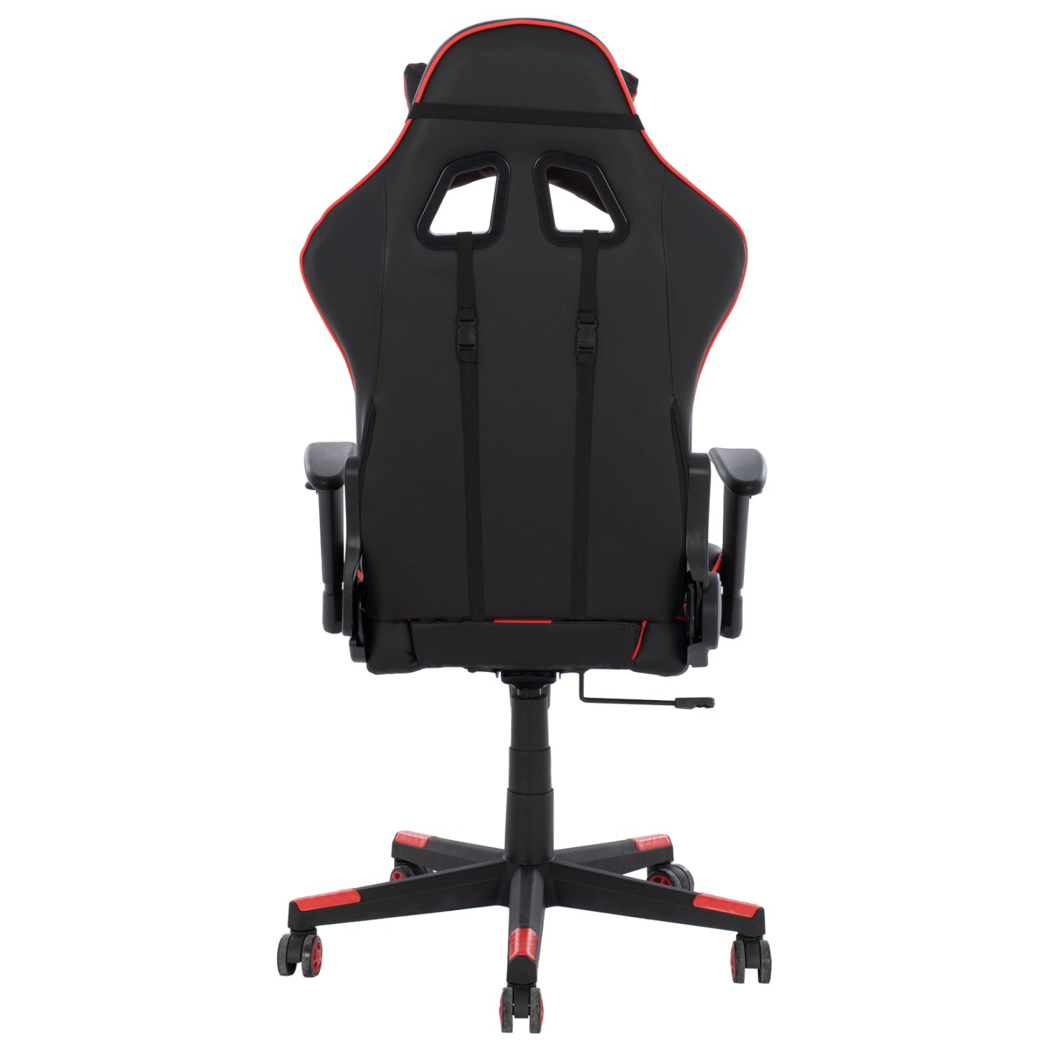 Геймърски офис стол GAMING черен-червен цвят 67x70x130см