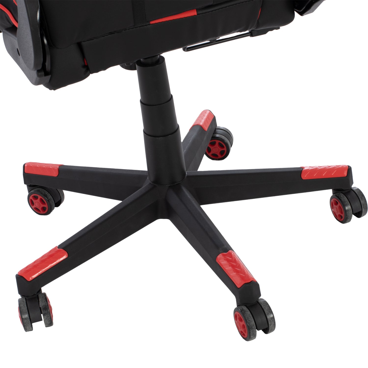 Геймърски офис стол GAMING черен-червен цвят 67x70x130см