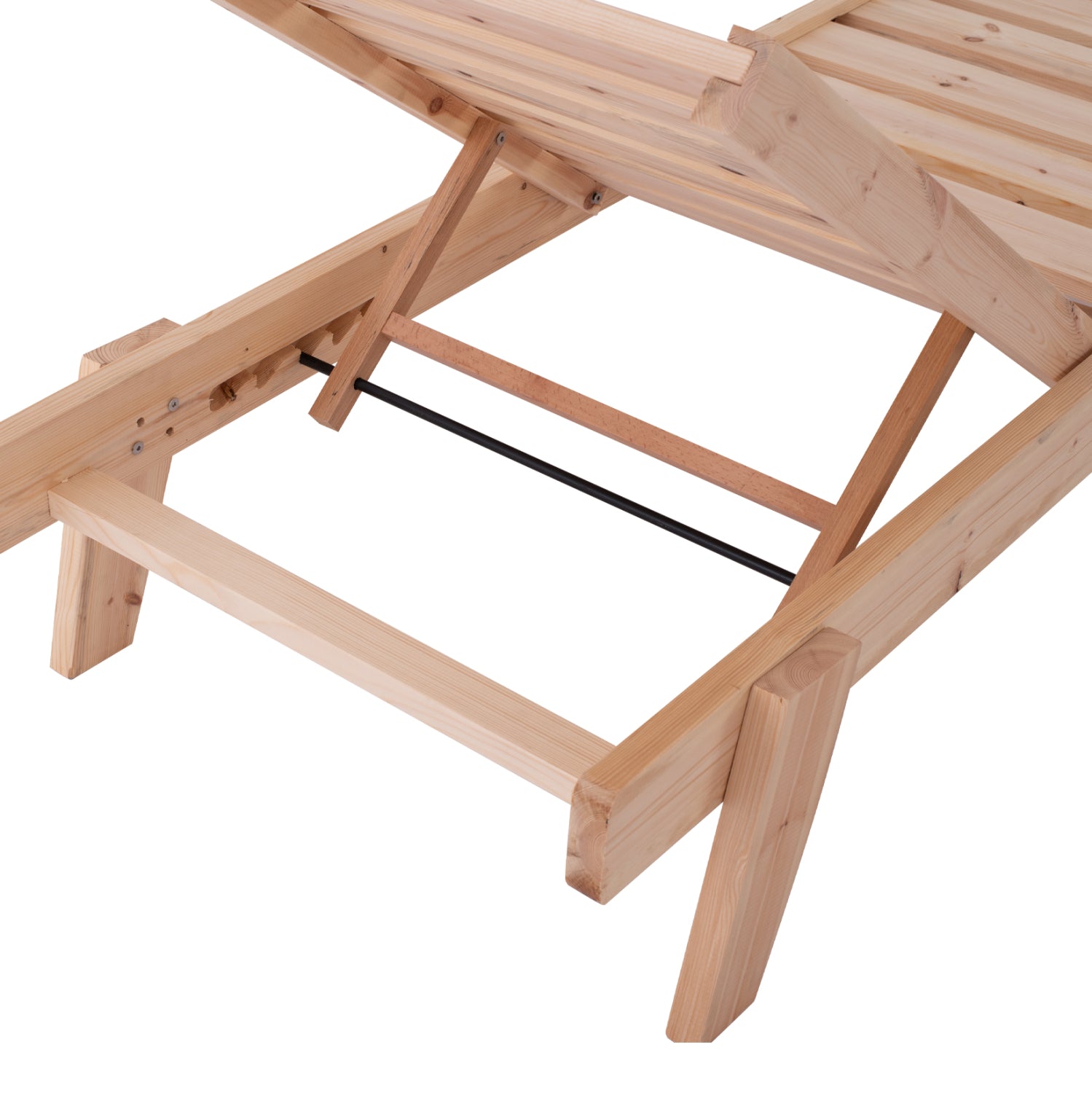 Шезлонг SAMOS натурал 67x200x83