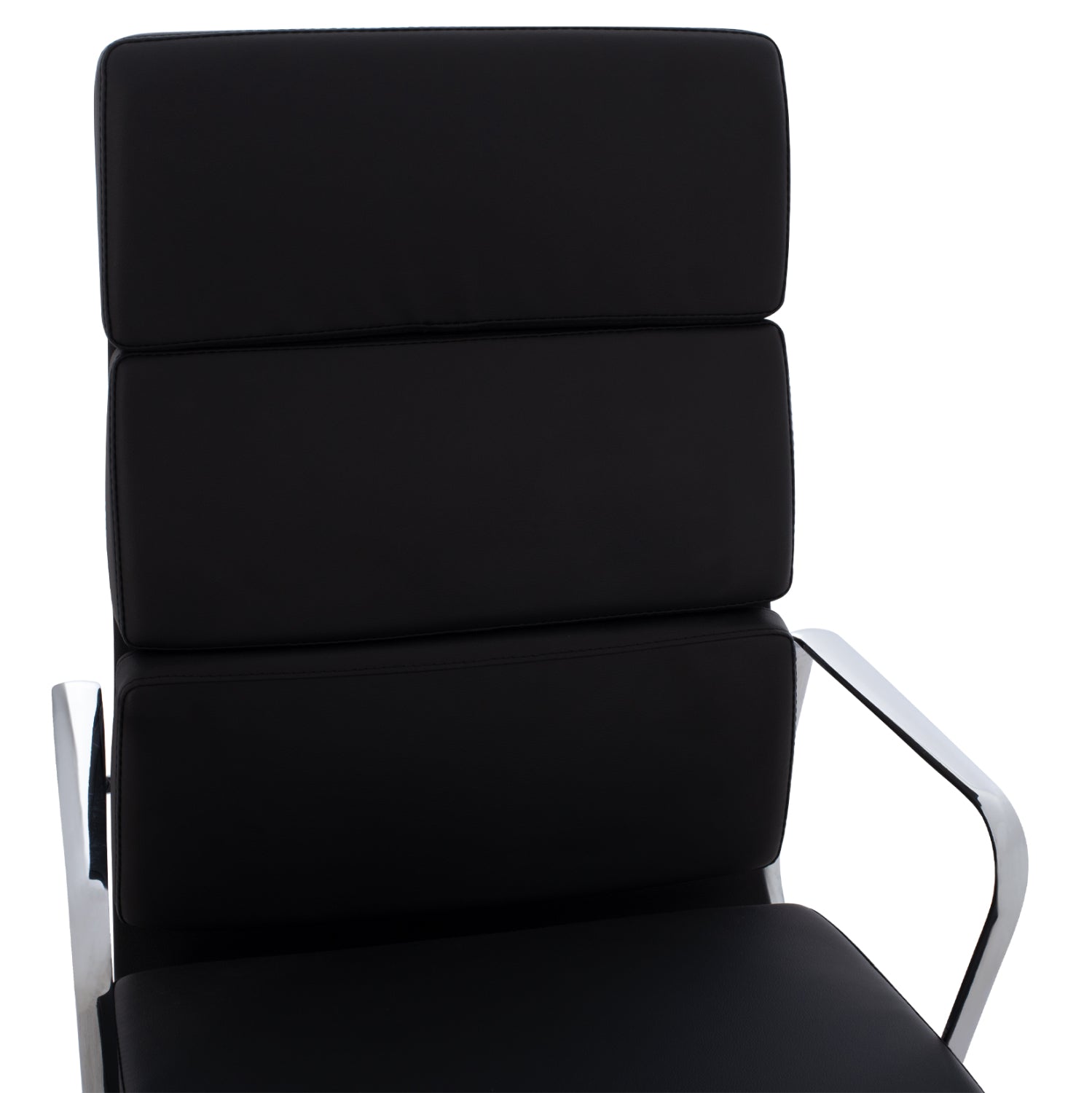 Супериор офис стол с алуминиева конструкция черен 62x70x115см.