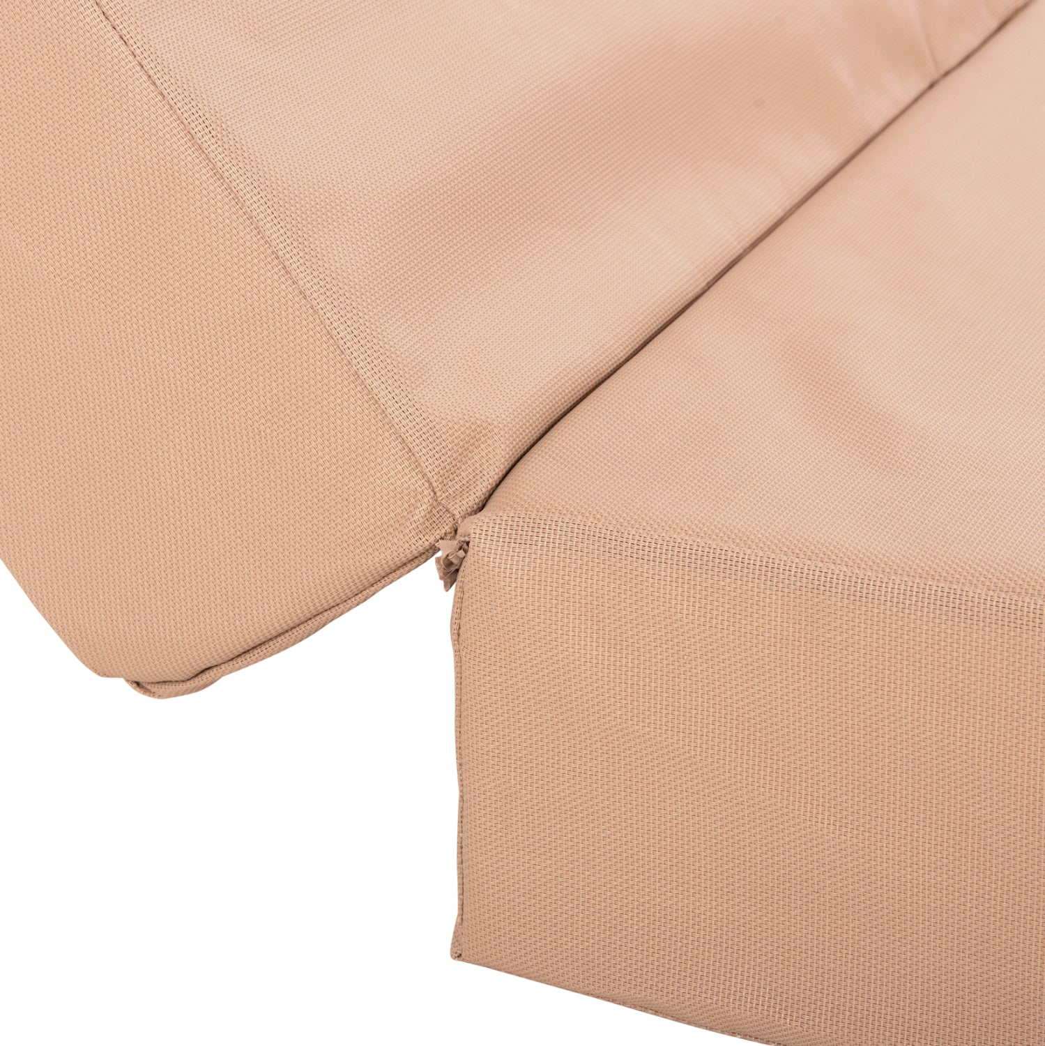 Възглавница за шезлонг Сифнос текстил 200(120+80)х70х20см мока цвят