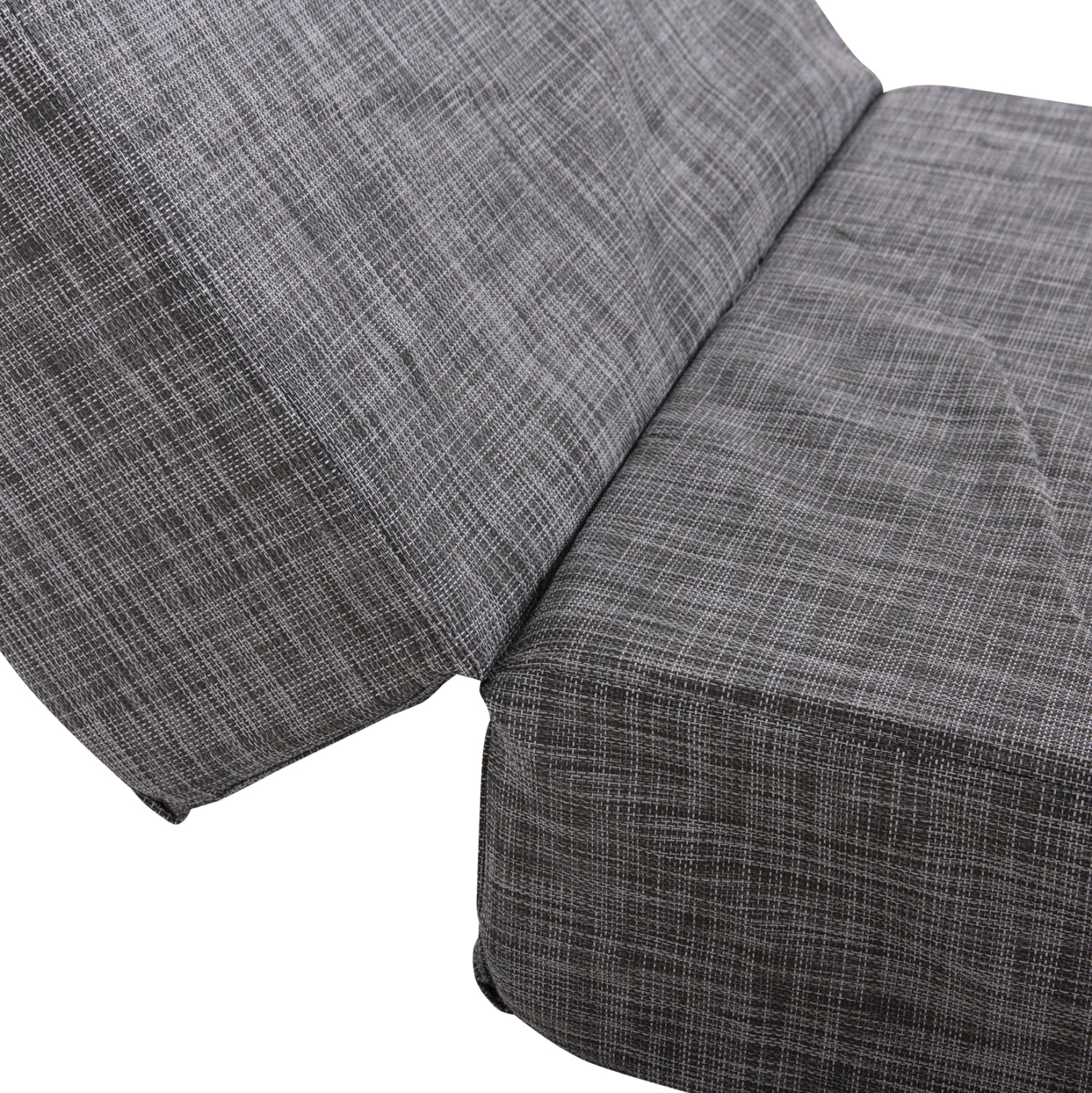 Възглавница за шезлонг Сифнос сив цвят 200(120+80)x70x20см.