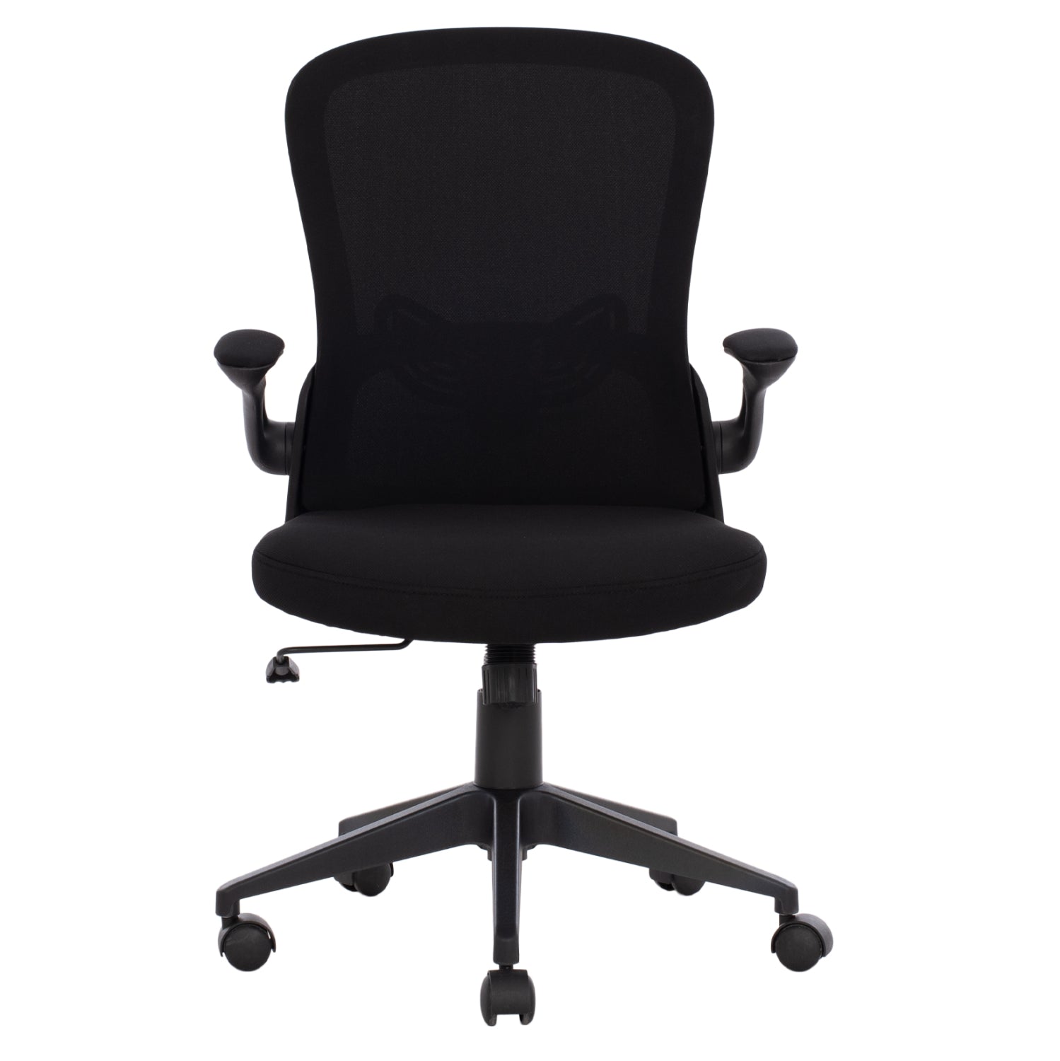 Офис стол Карлос черен цвят  60x56x105см