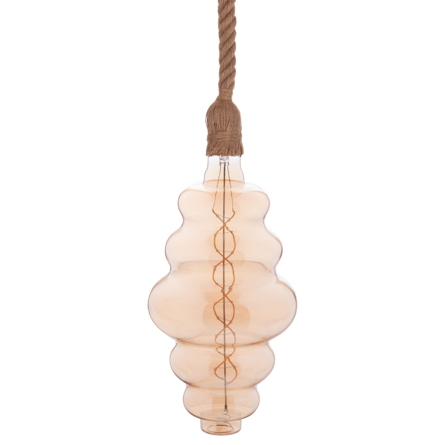 Таванна лампа 11932 въже естествен цвят Е27