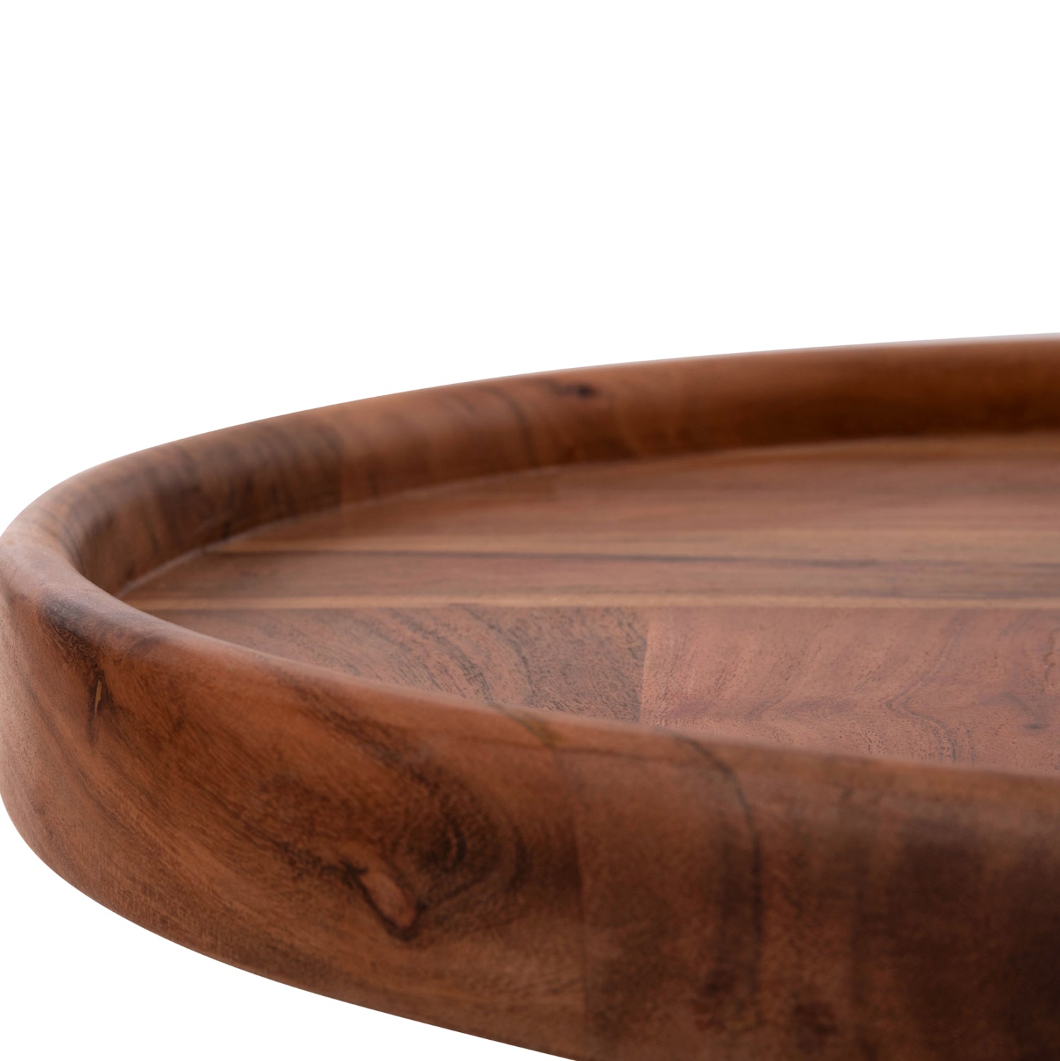 Комплект холни маси RAJJEH естествен цвят Φ50 и Φ60см