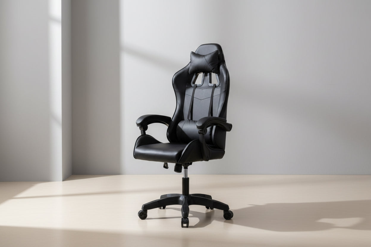 Геймърски стол MANCER 59x69x125см черен