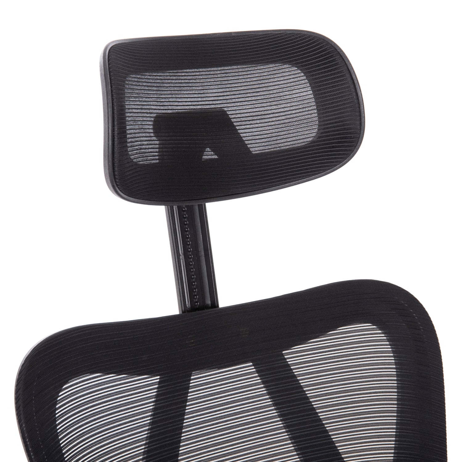 Офис стол mexer черен мрежестен - трансформация - найлонова рамка 60x49x130см