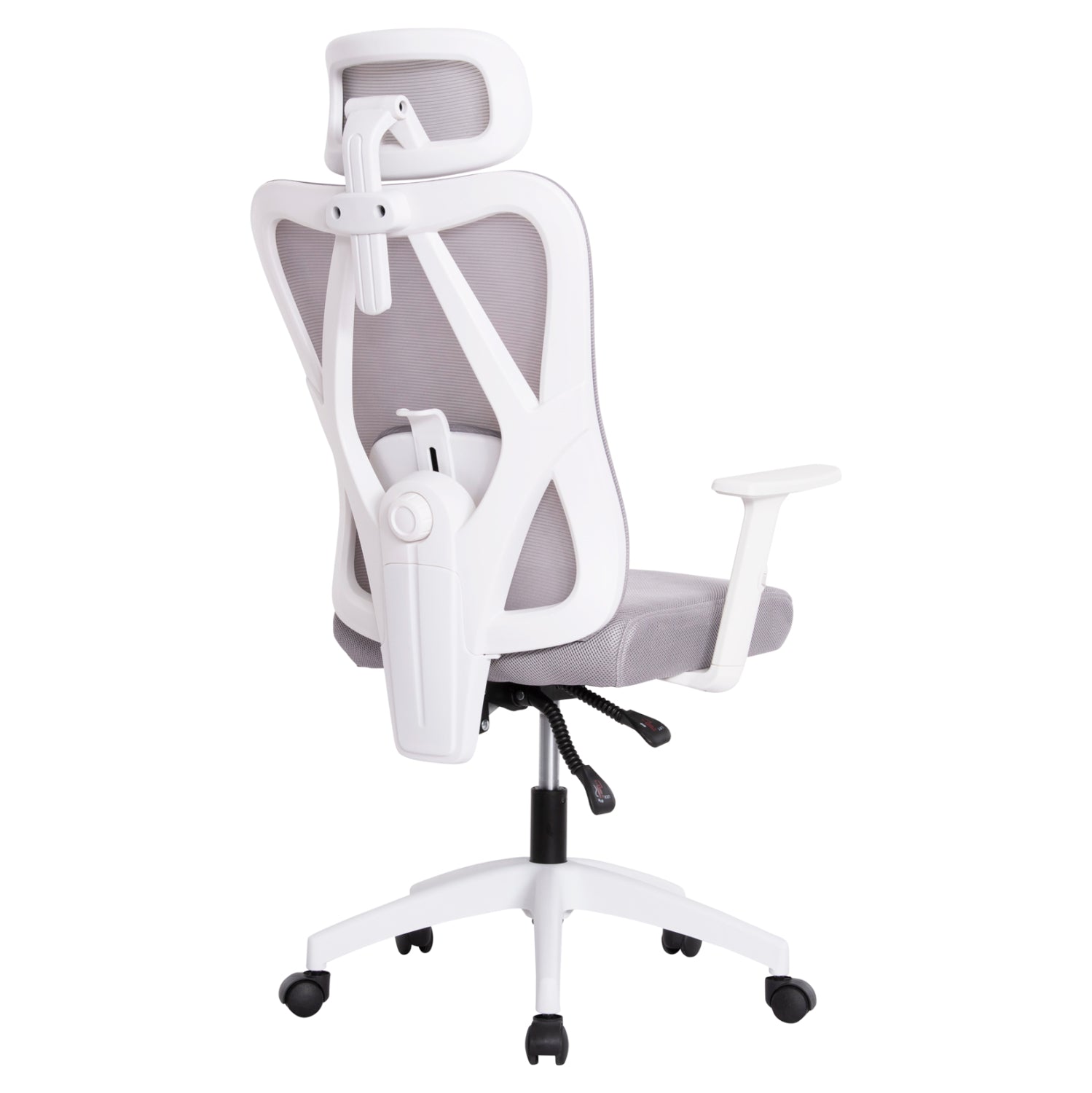 Офис стол  MEXER  цвят бял-сив 68x70x136см