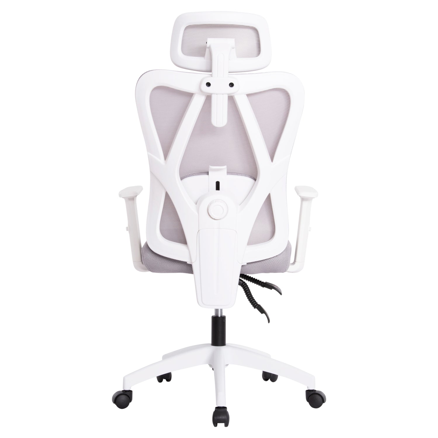 Офис стол  MEXER  цвят бял-сив 68x70x136см