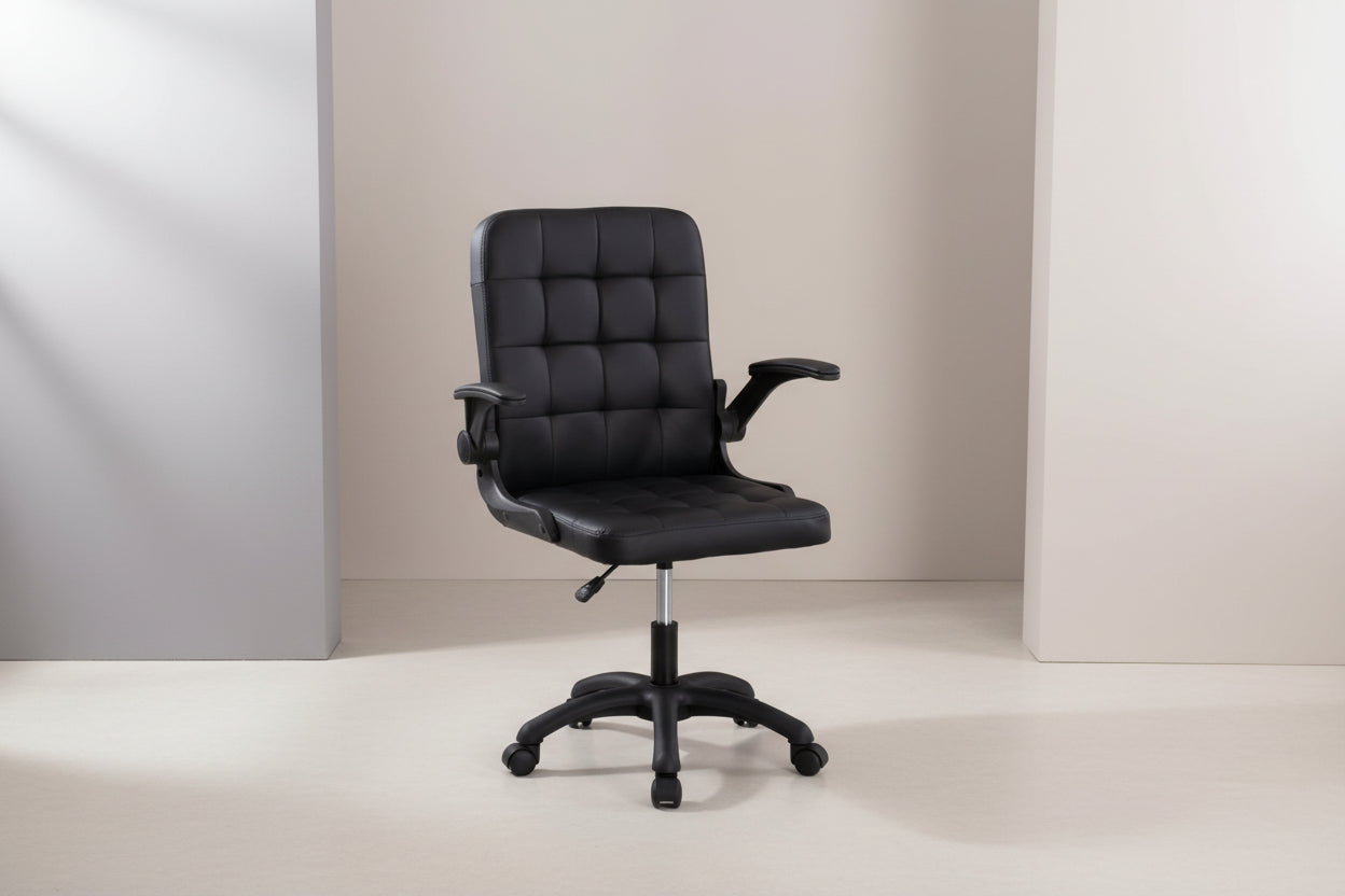 Офис стол PORTIMA черен цвят 69x57x97см