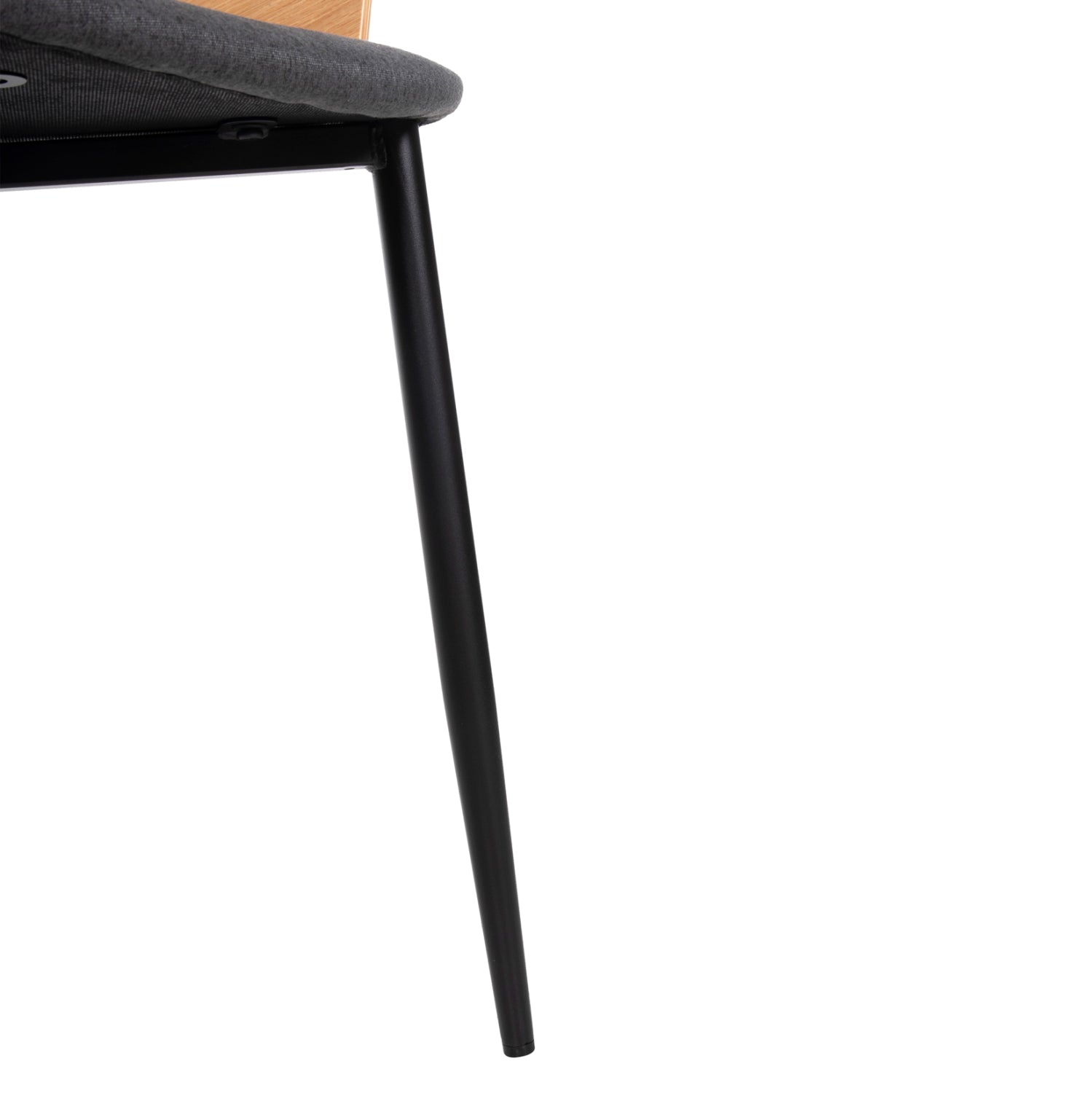 Вътрешен трапезарен комплект стая 5бр денти маса и 4 столова velp (дъб-сив)