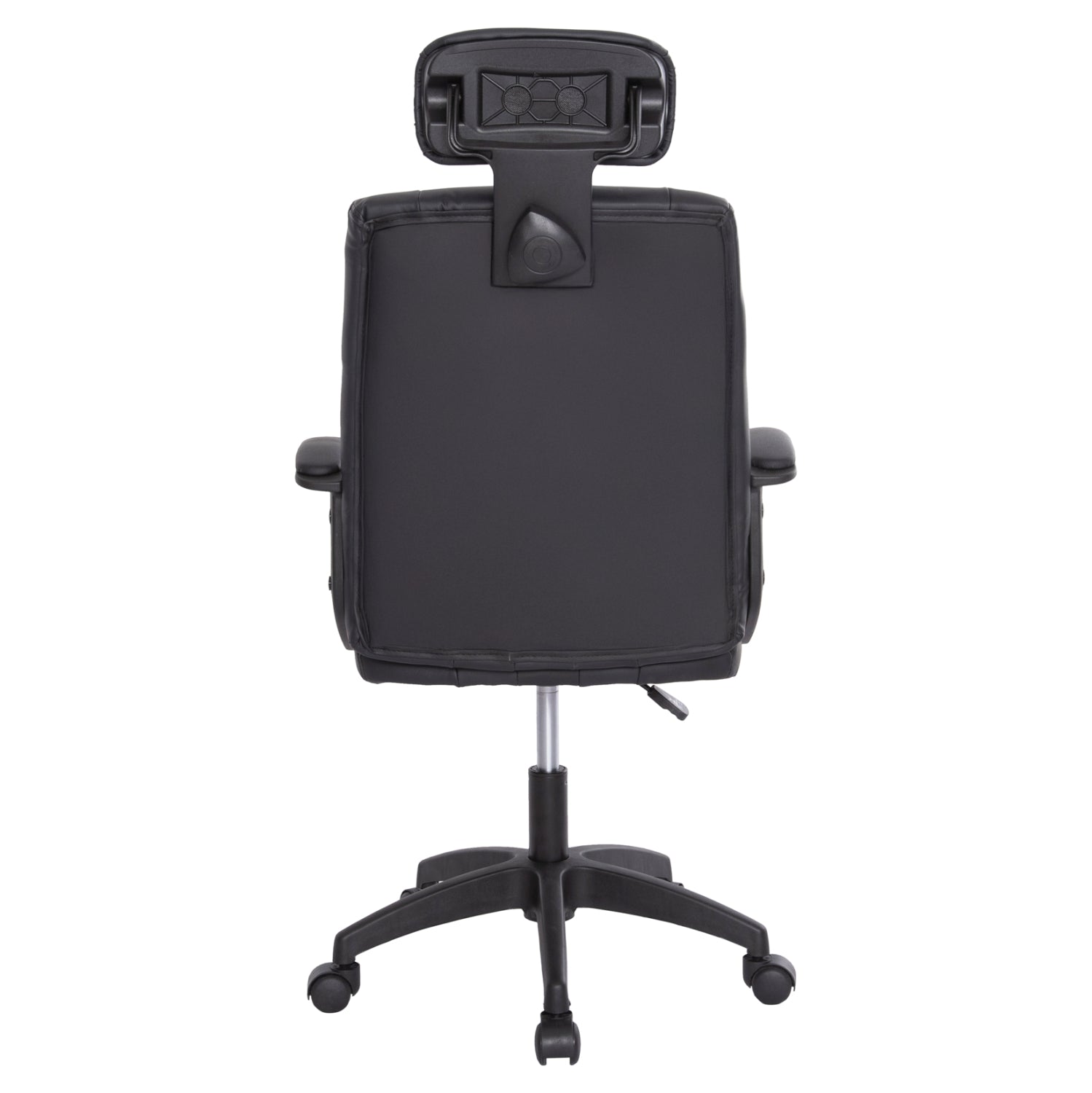 Офис стол NIMBLE кожа  черен цвят 59x64x122см