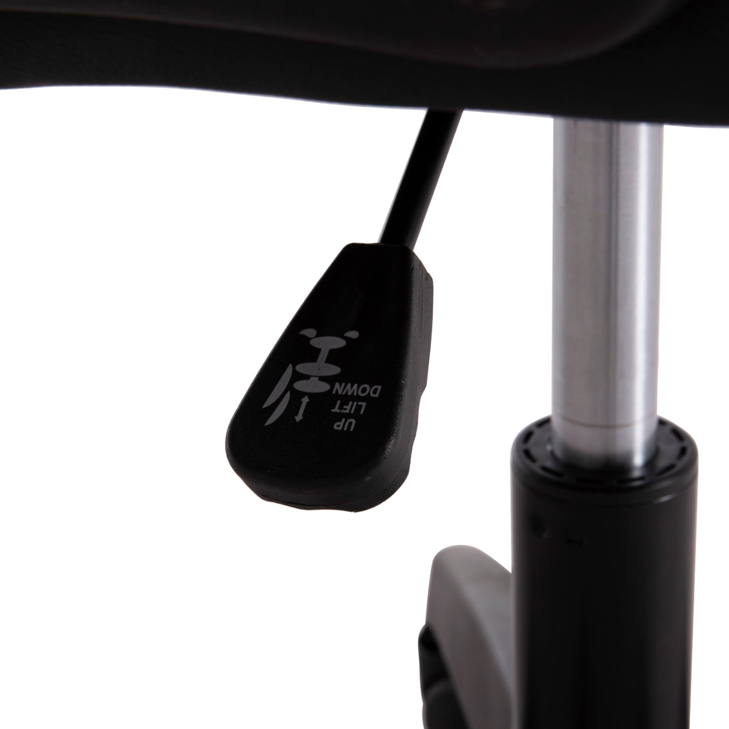 Офис стол  NIM   кожа  черен цвят 58x65x100см