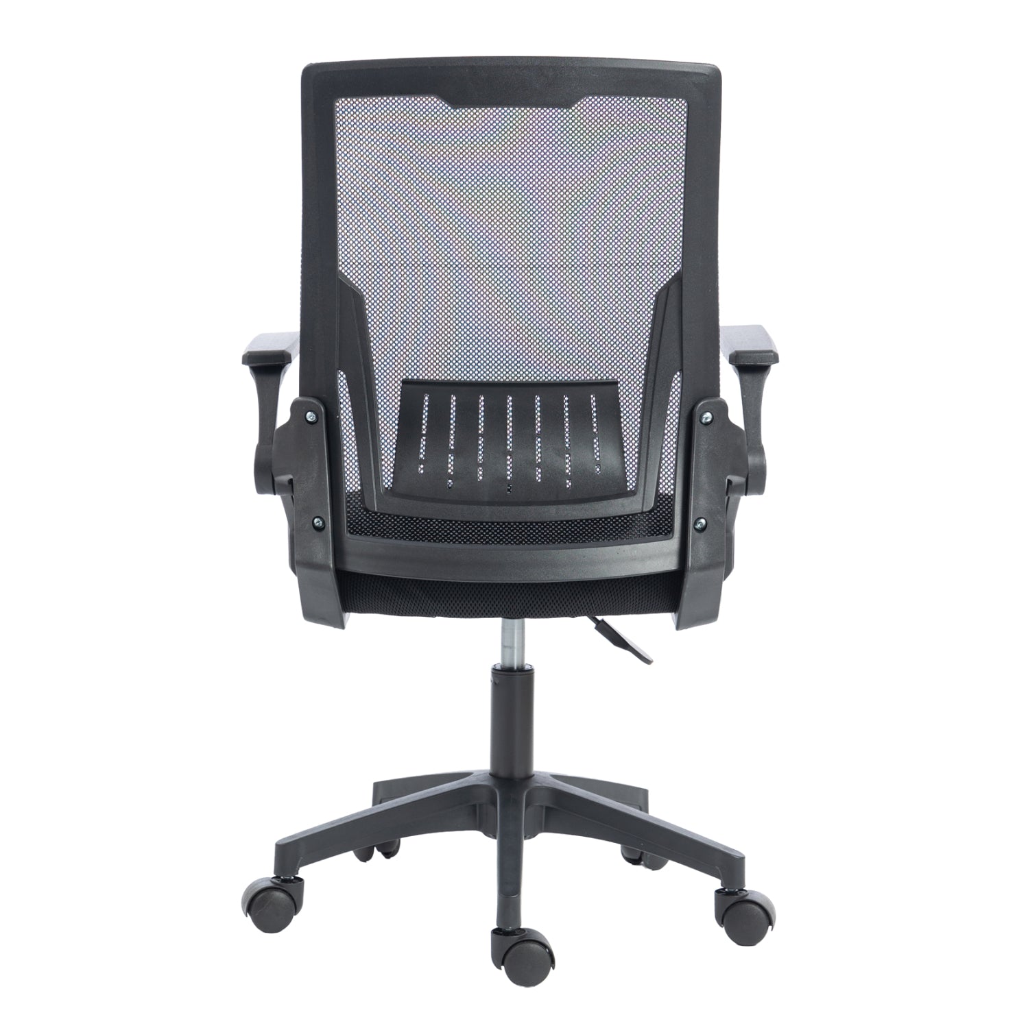 Офис стол  ZENITH  pp & mesh в черно 60x60x92-100см