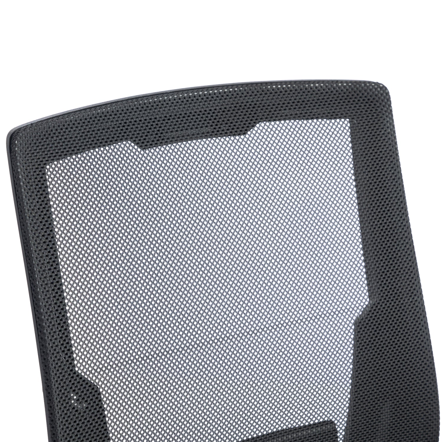 Офис стол  ZENITH  pp & mesh в черно 60x60x92-100см