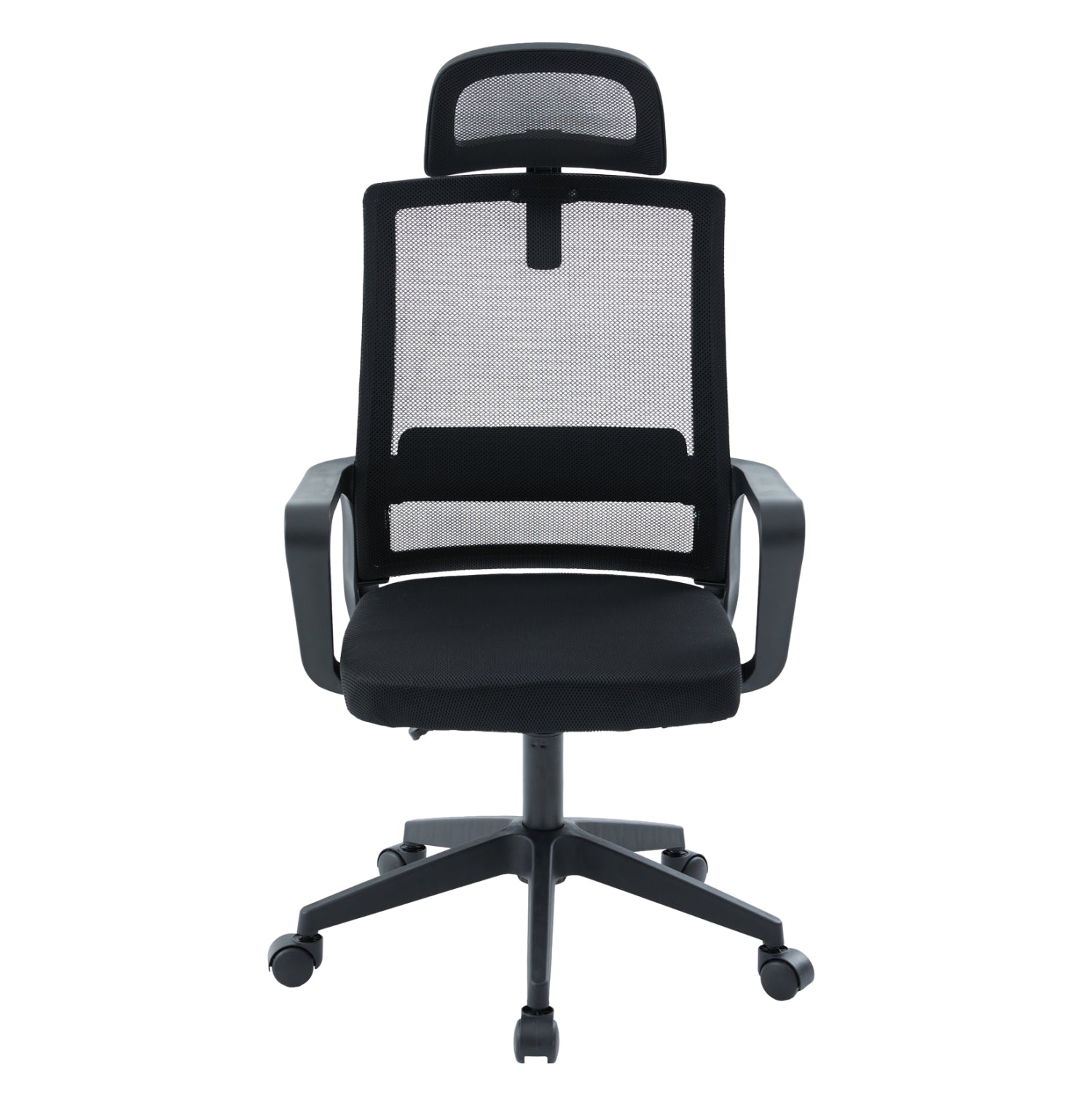 Офис стол VELOCITY черен pp & mesh плат 61x62x123см.