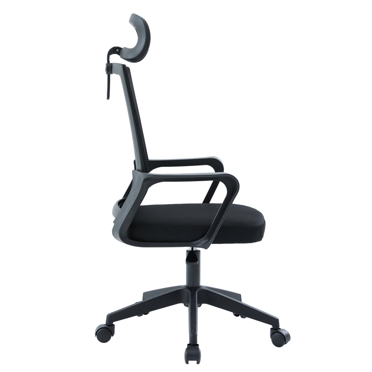 Офис стол VELOCITY черен pp & mesh плат 61x62x123см.