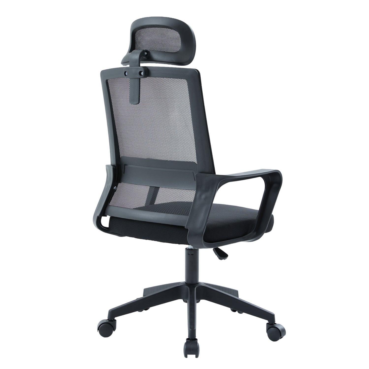 Офис стол VELOCITY черен pp & mesh плат 61x62x123см.