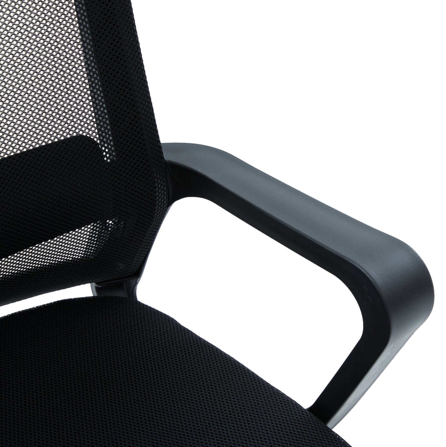 Офис стол VELOCITY черен pp & mesh плат 61x62x123см.