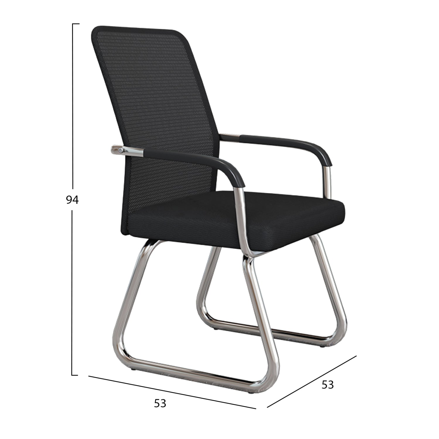 Посетителски стол STED. 55x59x89cm