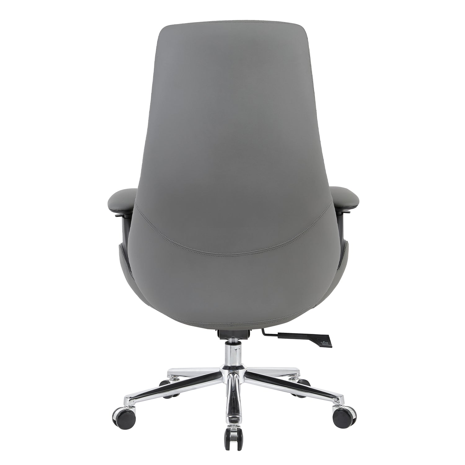 Офис стол pulse сив pu - хромирана основа 73x70x115-121(в)см