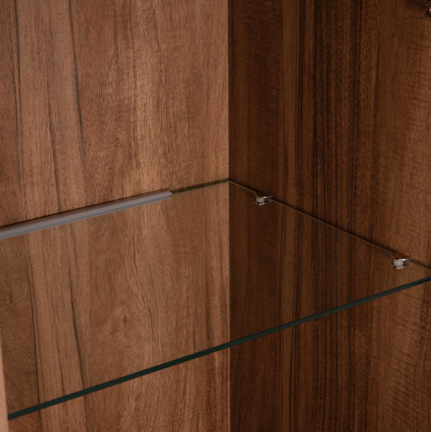 Витрина HARRY  цвят натурален-черен  90x40x185