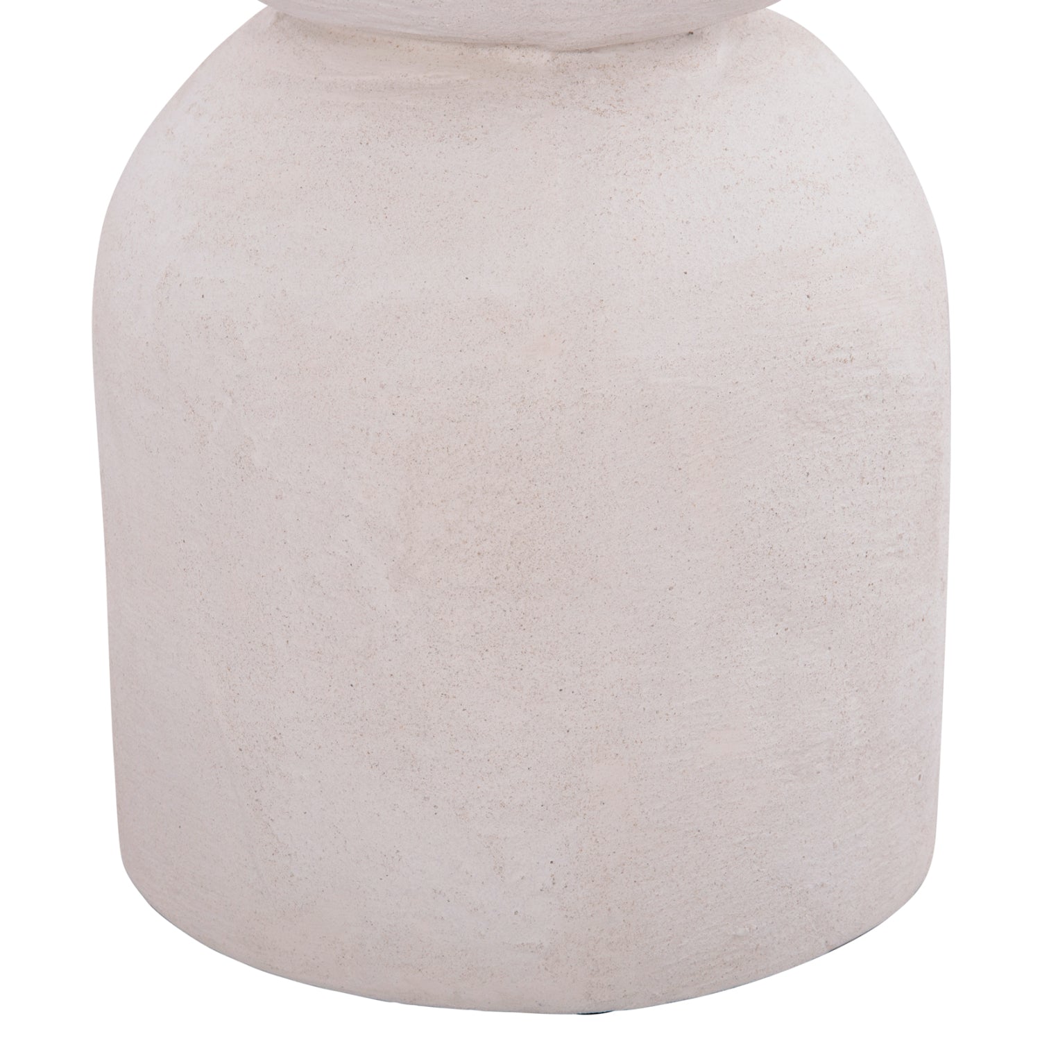 Табуретка серия  SANTORINI  в бяло Φ30,5x46см