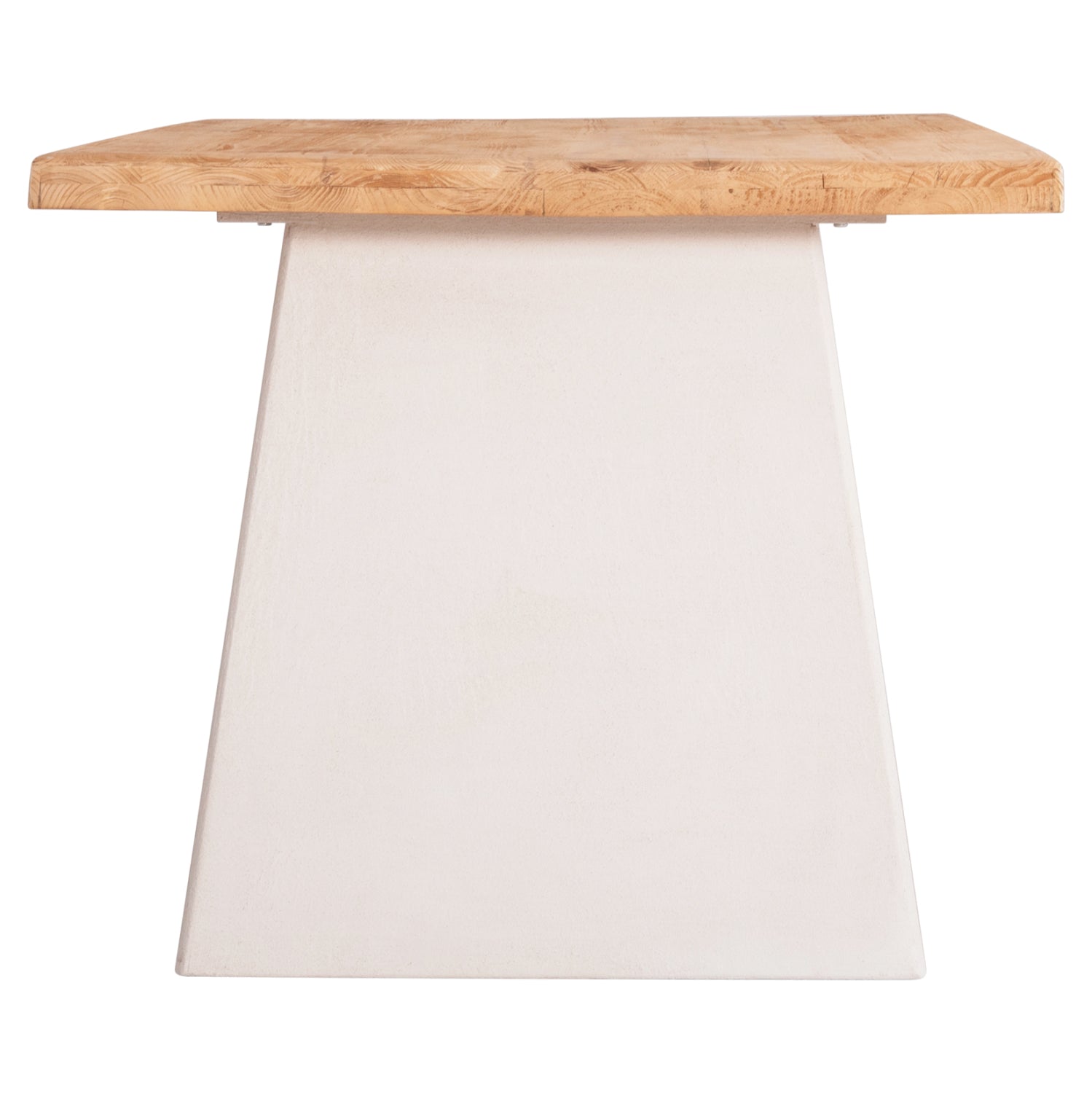 Маса  Санторини 179x90x75 цвят бял-натурал