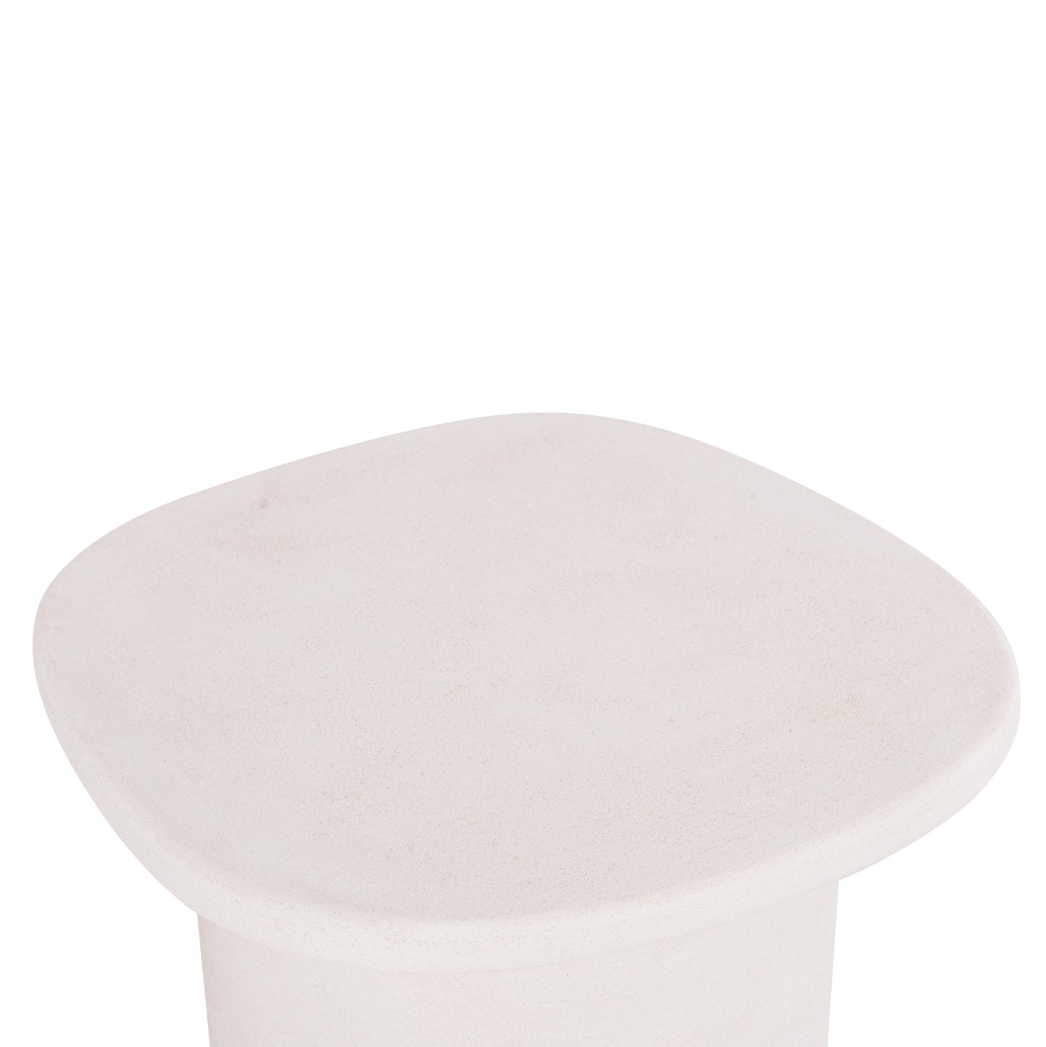 Холна маса Санторини бял цвят 54x54.5x40см