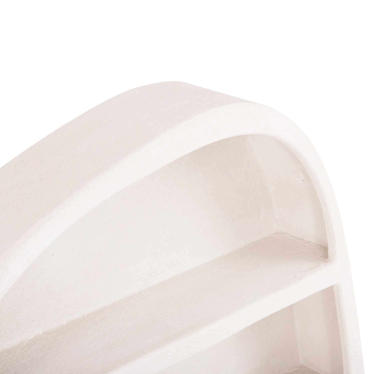 Етажерка Санторини бял цвят  95x18x100