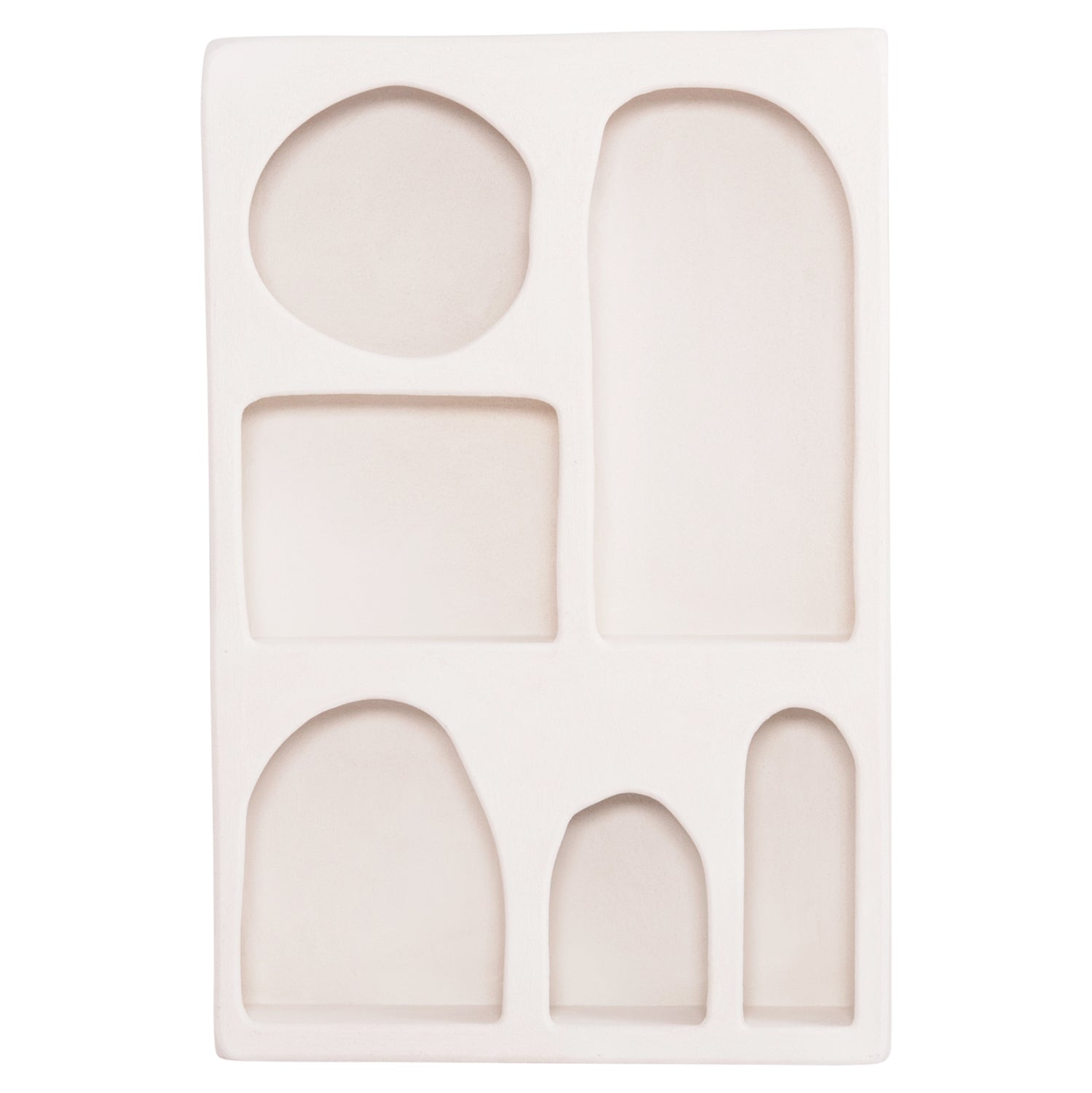 Етажерка Санторини бял цвят 80x18x120см