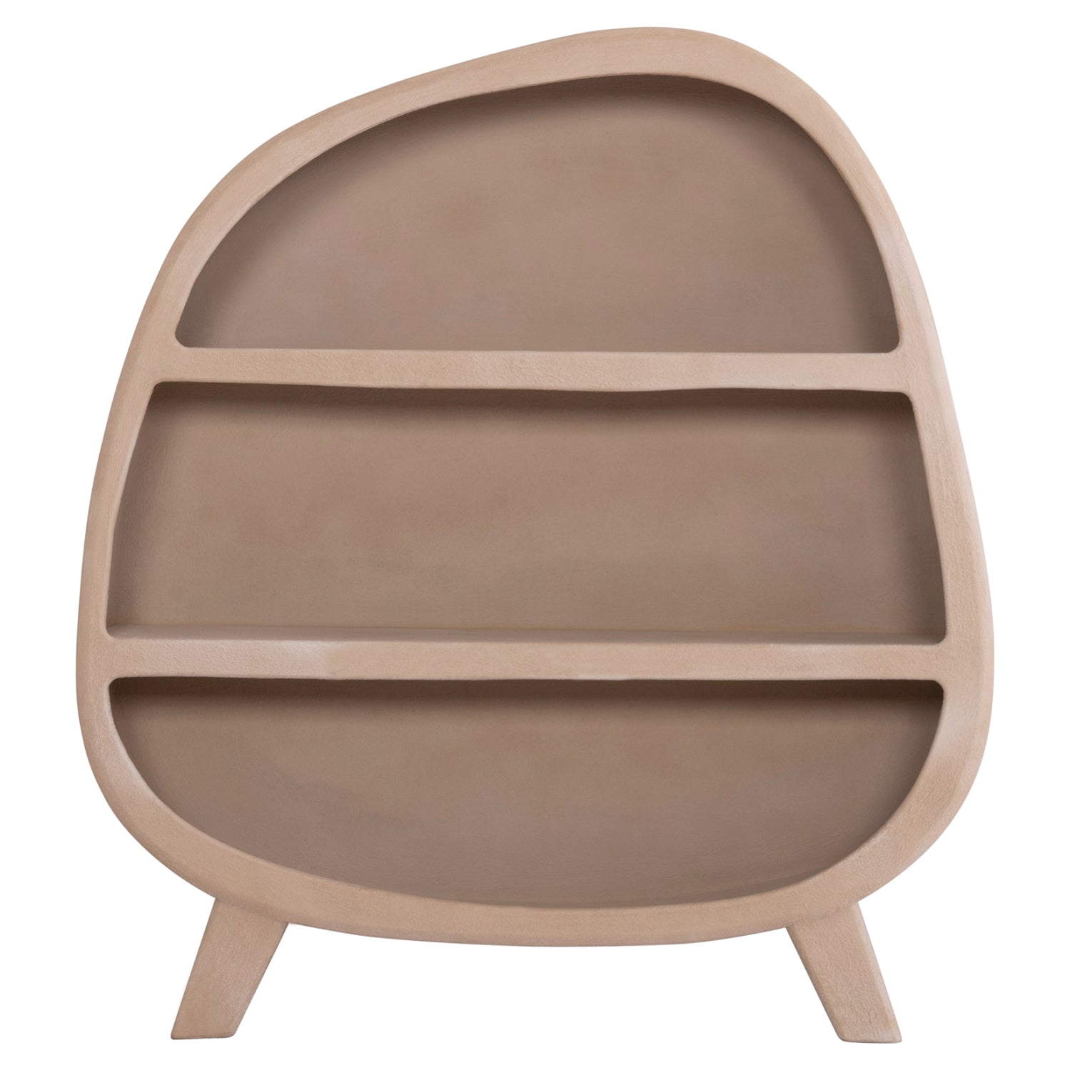 Етажерка Санторини кафяв цвят 120x38x133см