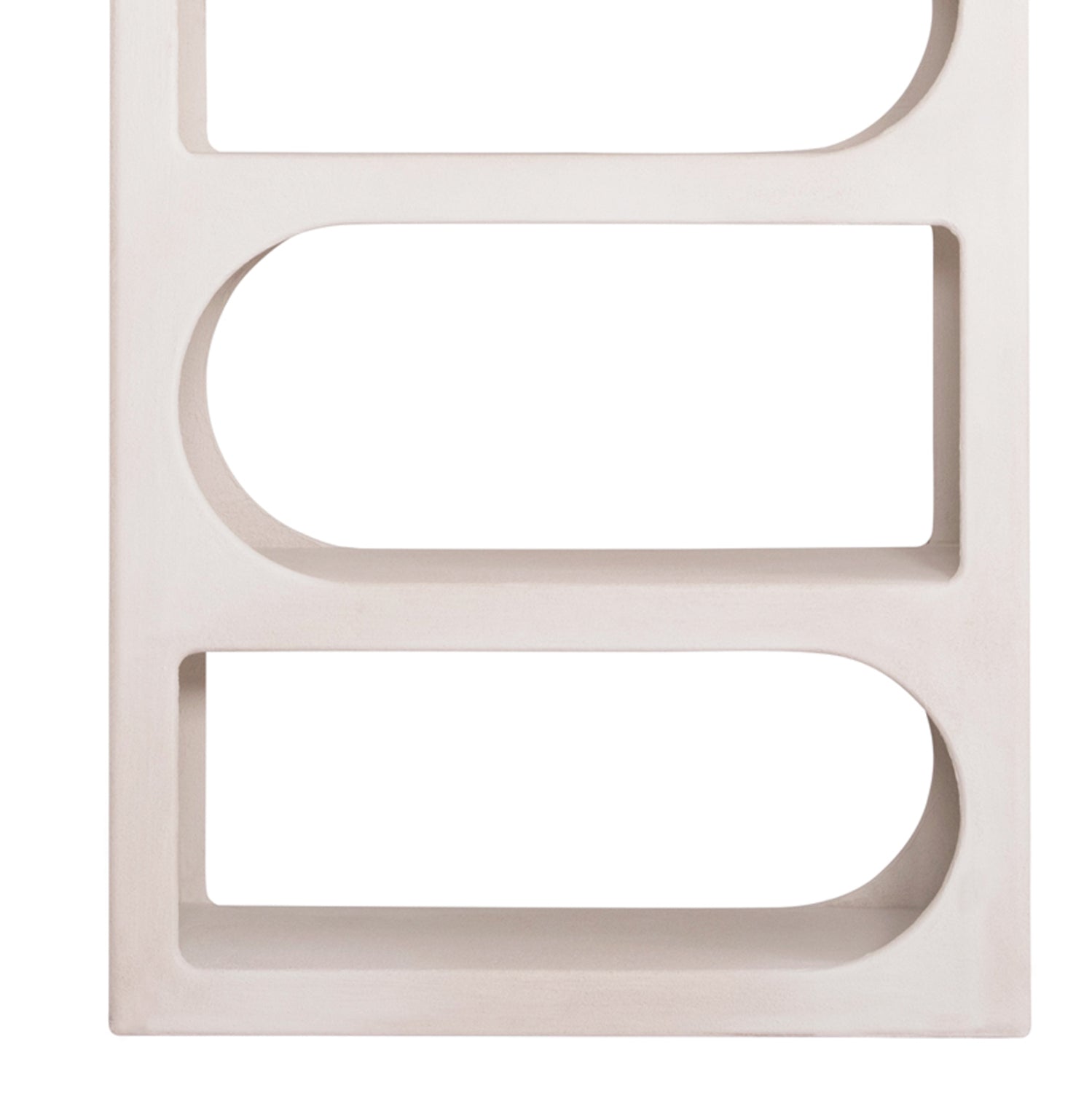 Етажерка Санторини бял цвят 80x38x180