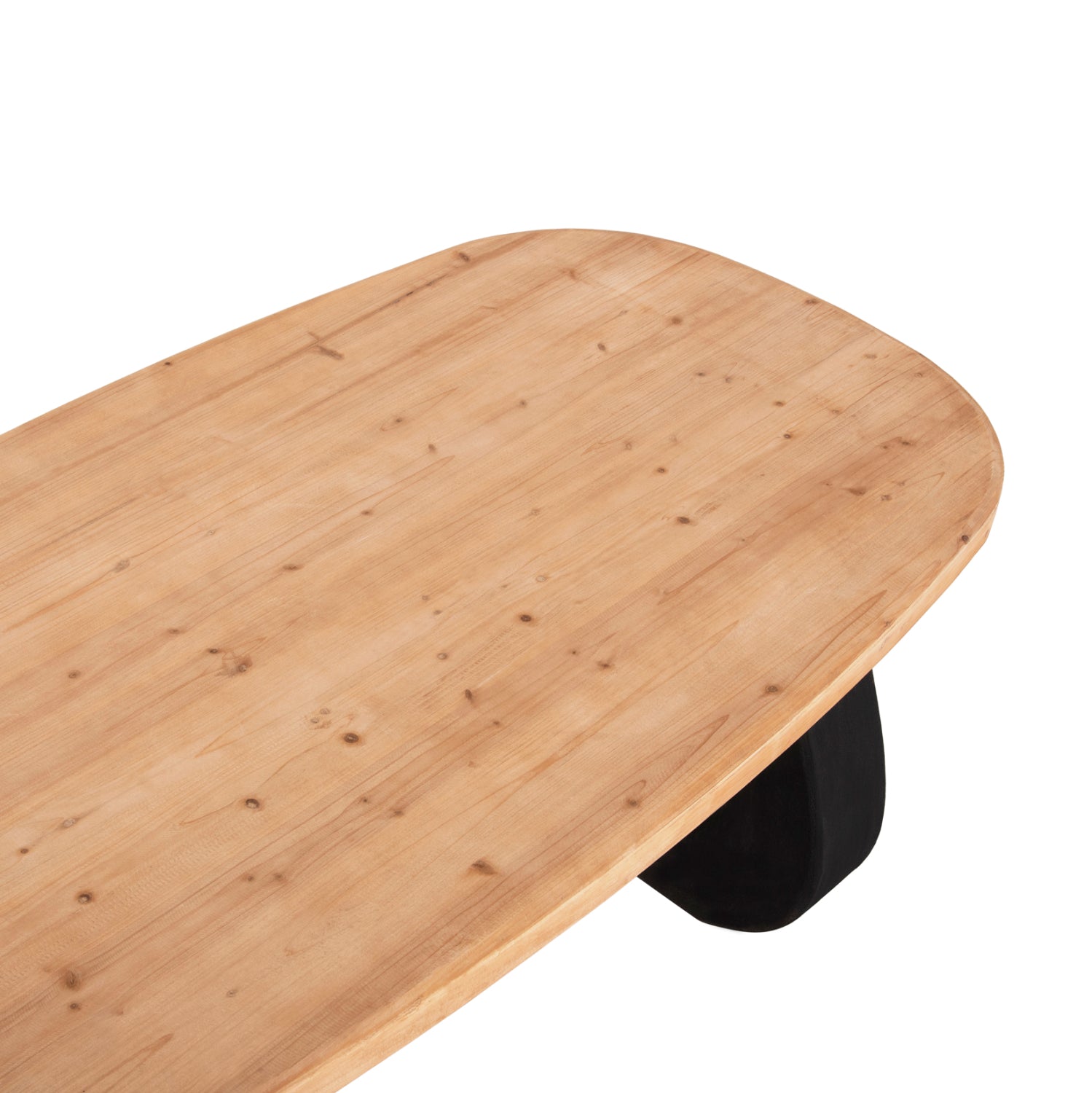 Маса Санторини  180x91x76 -цвят черен-натурал