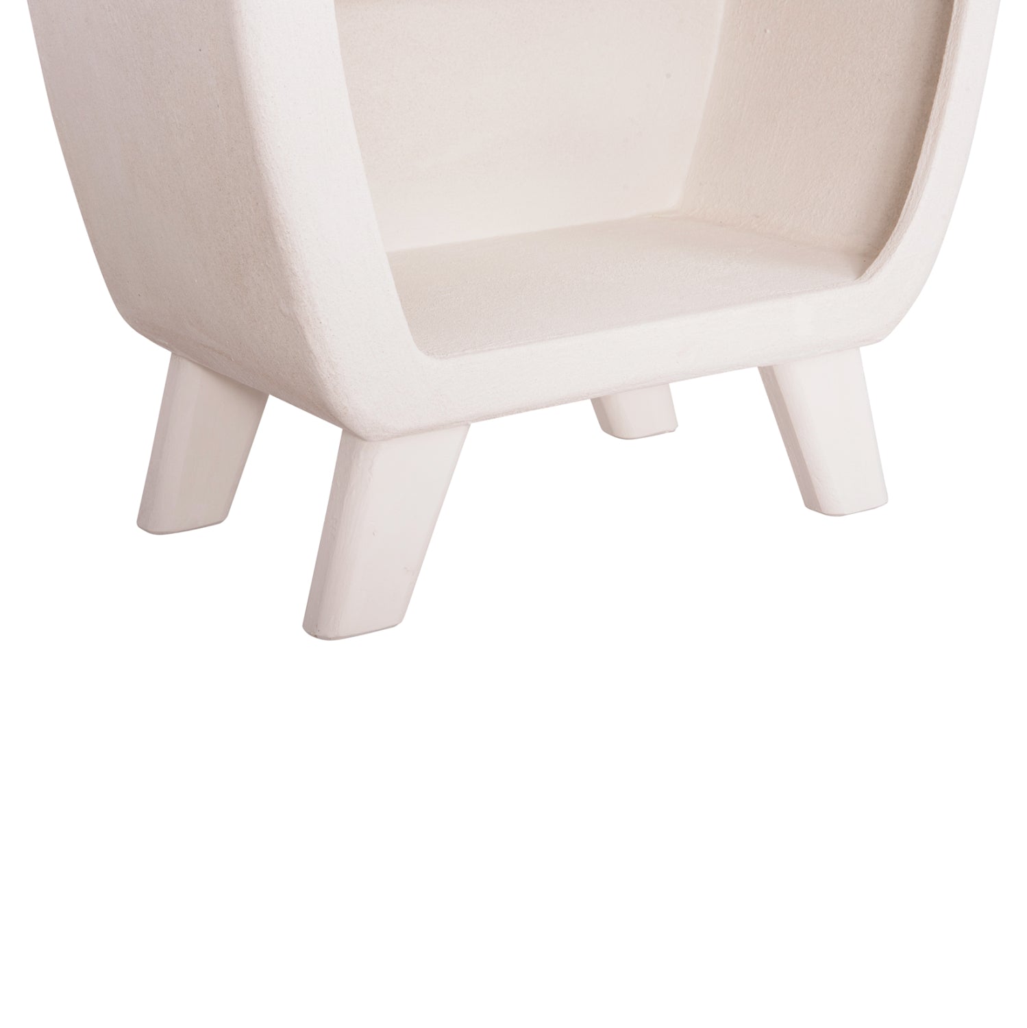 Етажерка Санторини бял цвят 80x38x196