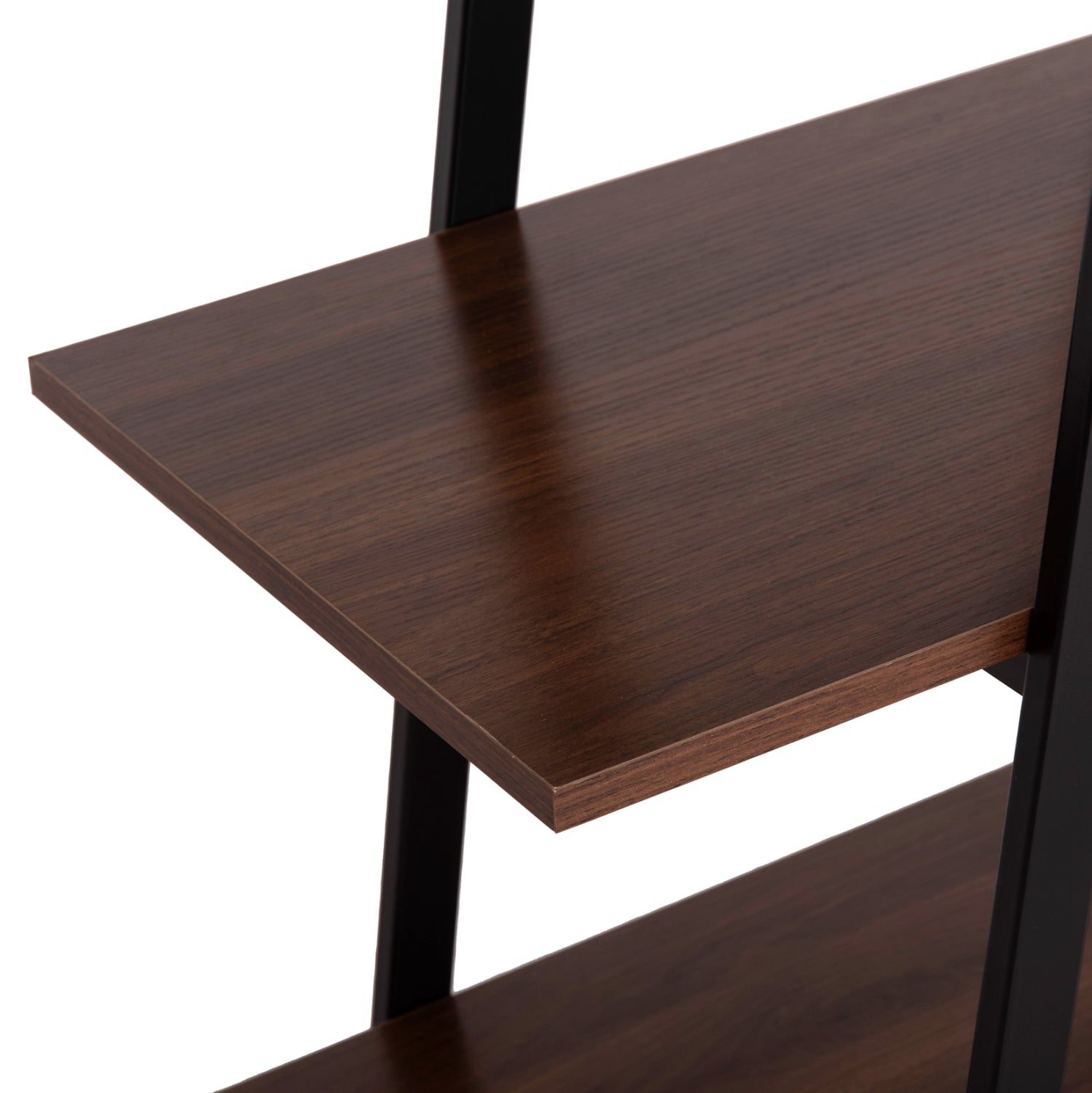 Етажерка  STAM  цвят черен-орех 71x38x165