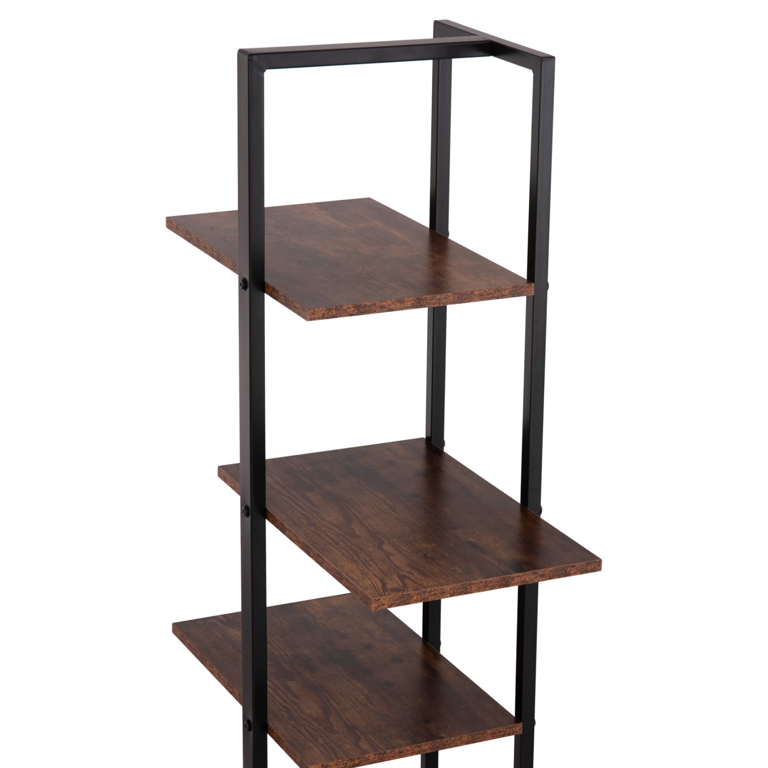 Етажерка OMNI  цвят черен-орех  68x34,5x150,5